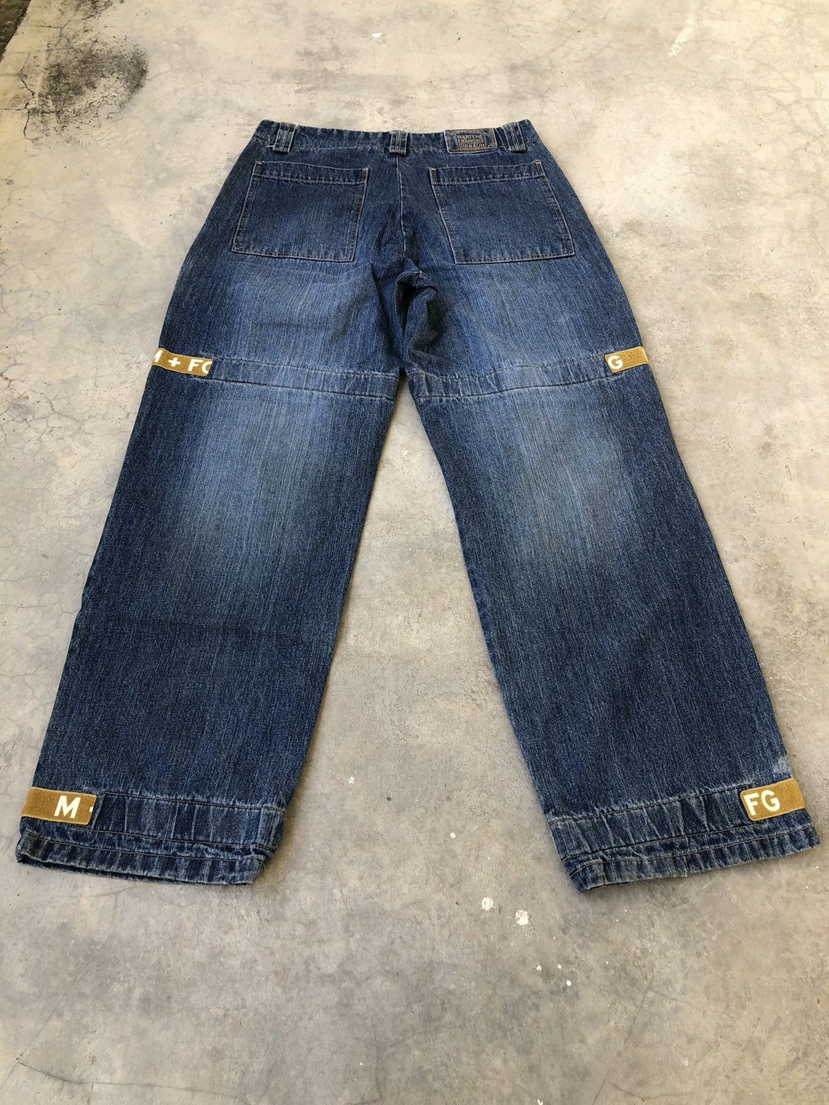 Marithe + Francois Girbaud Le Jean Marithe Francois Gurbaud Y2k M+FG Strap Baggy Denim Size US 34 / EU 50 - 21 Thumbnail