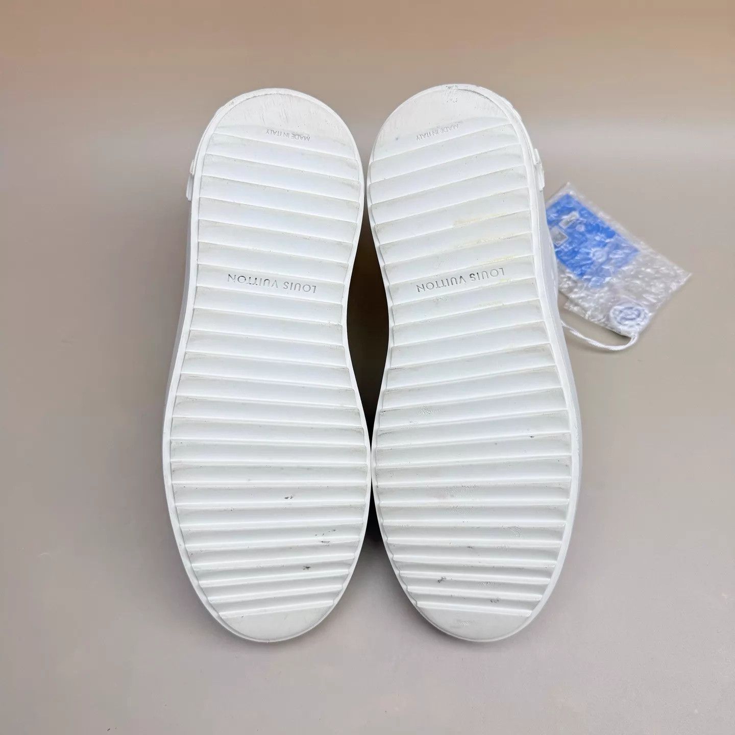 Louis Vuitton LV Monogram White Brown Platform Shoes 99 New 35.5 Size US 5 / IT 35 - 7 Thumbnail