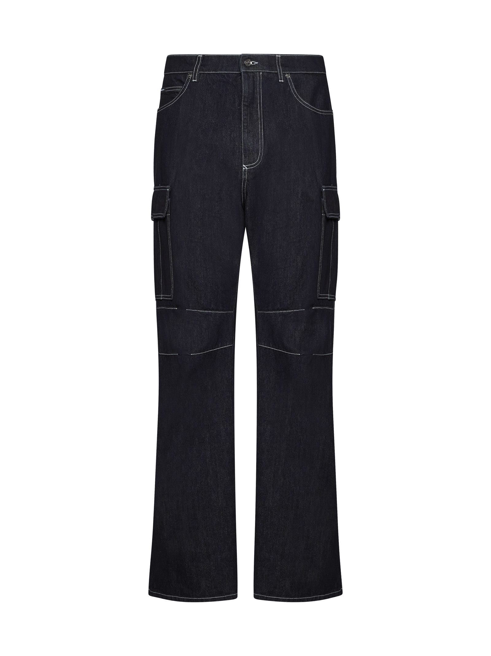 Dolce & Gabbana o1y0125 Logo Jeans in Blue Size US 32 / EU 48 - 1 Thumbnail