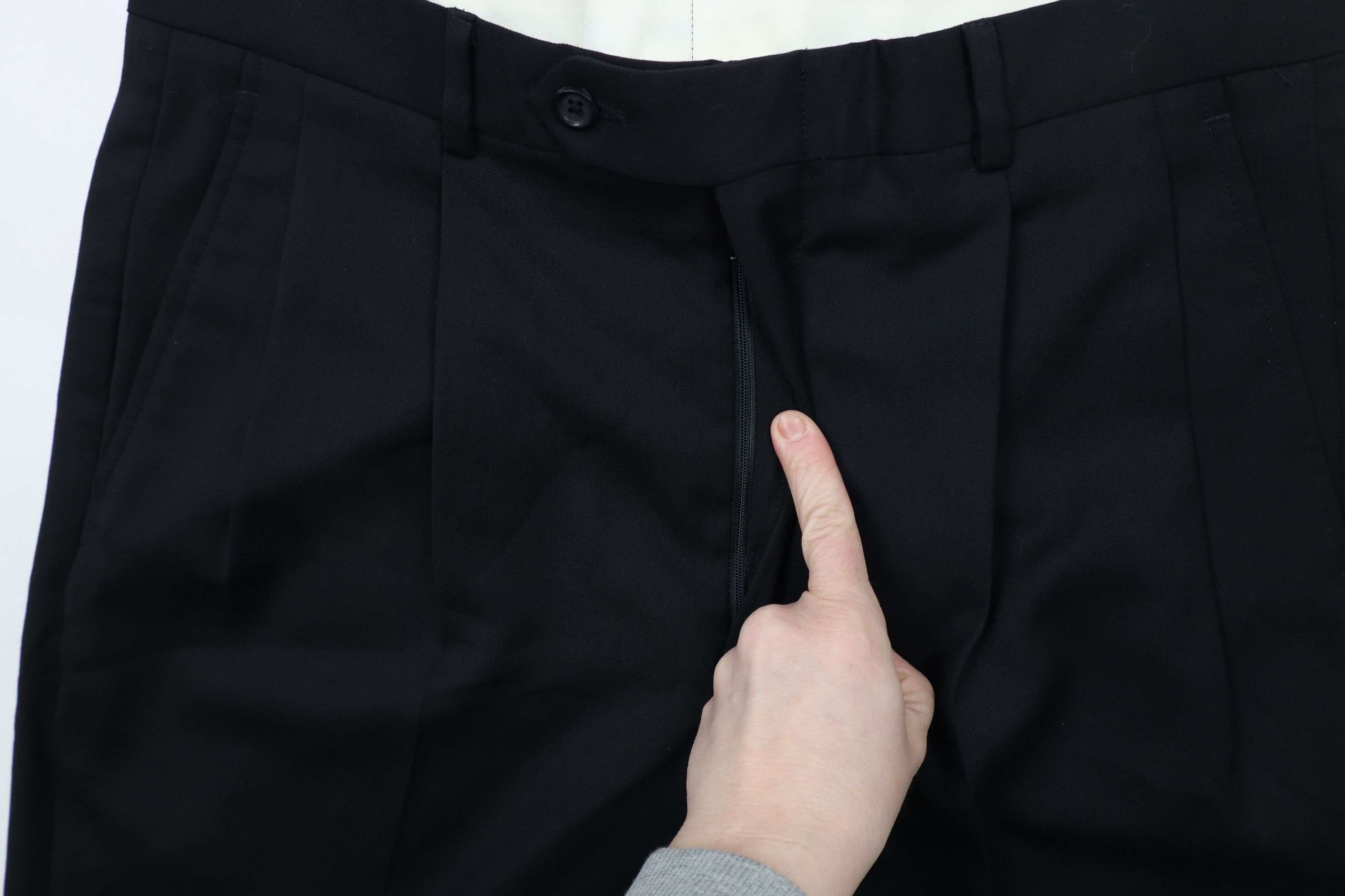 Vintage Vintage 90s Streetwear Wide Leg Worsted Wool Chino Pants Size US 34 / EU 50 - 5 Thumbnail