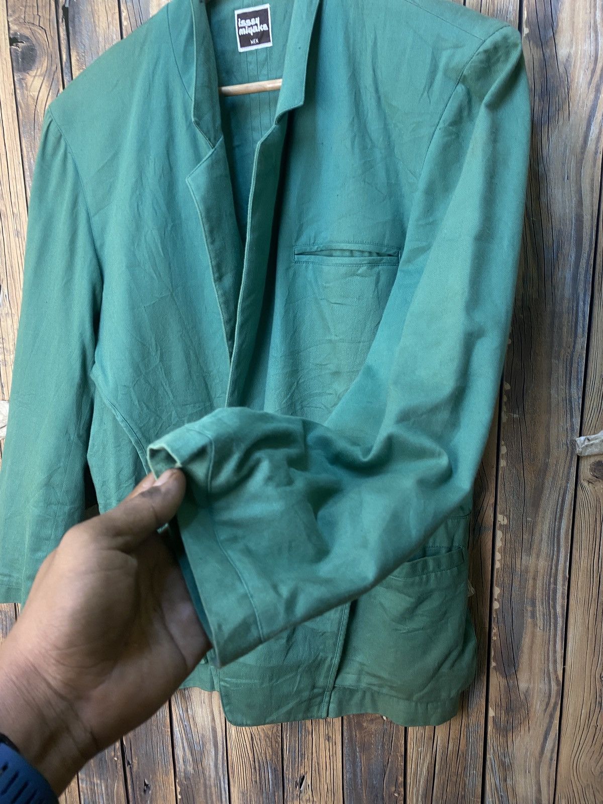 Issey Miyake 🔥🔥 80s issey miyake men single breasted jacket Size US M / EU 48-50 / 2 - 5 Thumbnail