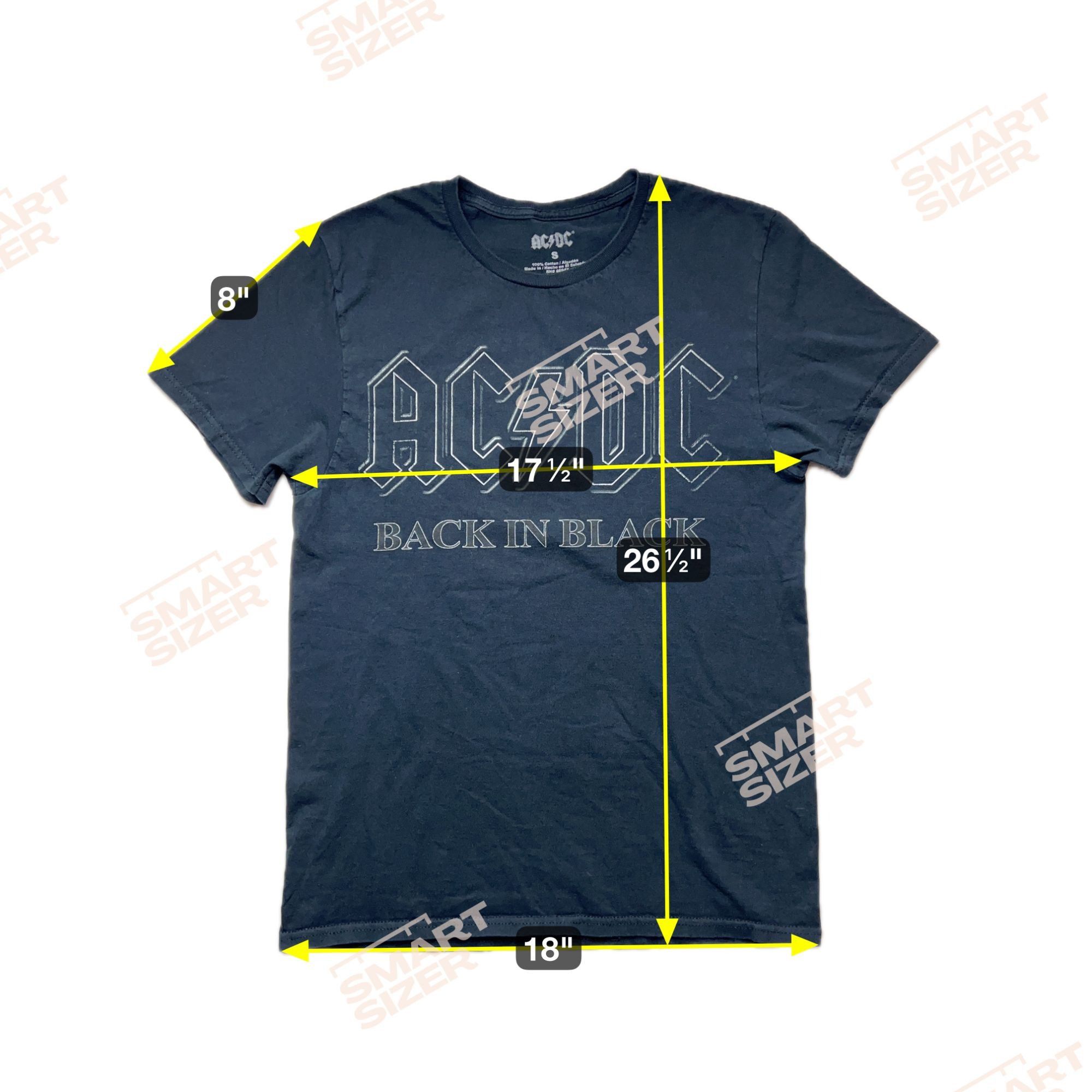 Other AC/DC Back In Black Album Small T-Shirt Shirt Size US S / EU 44-46 / 1 - 6 Thumbnail