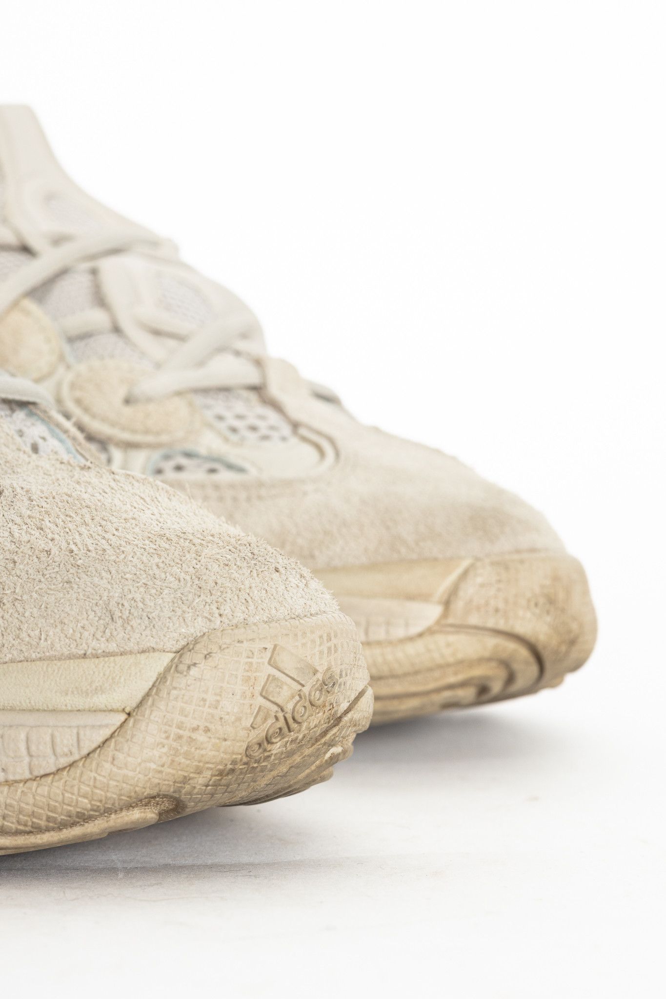 Yeezy Adidas Yeezy 500 "Blush" Suede & Mesh Sneakers Size US 4.5 / IT 34.5 - 7 Thumbnail