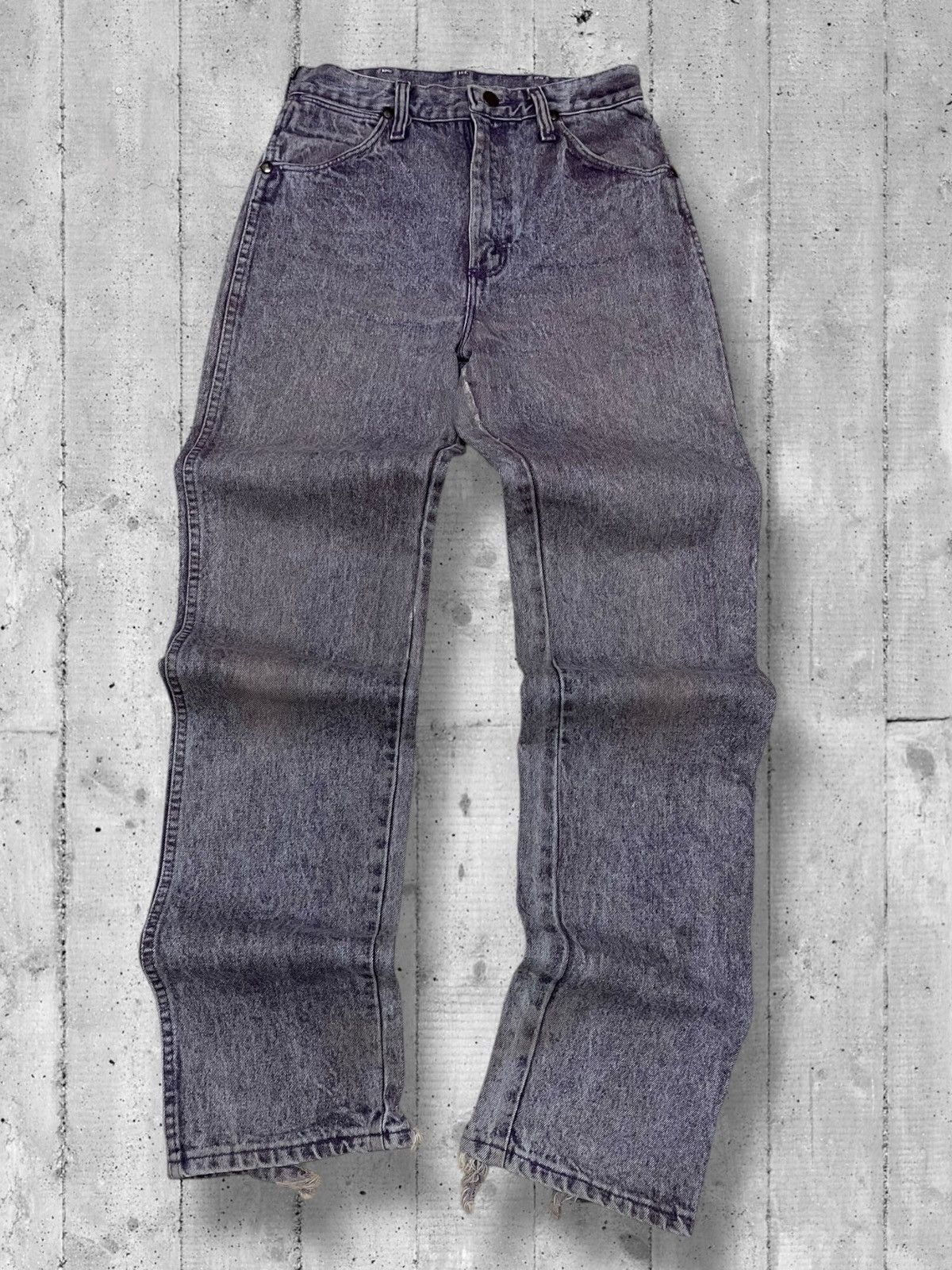 Designer × Vintage × Wrangler Og Vintage 1990s Designer Wrangler High Waist Scovill Zip Size US 27 - 1 Thumbnail