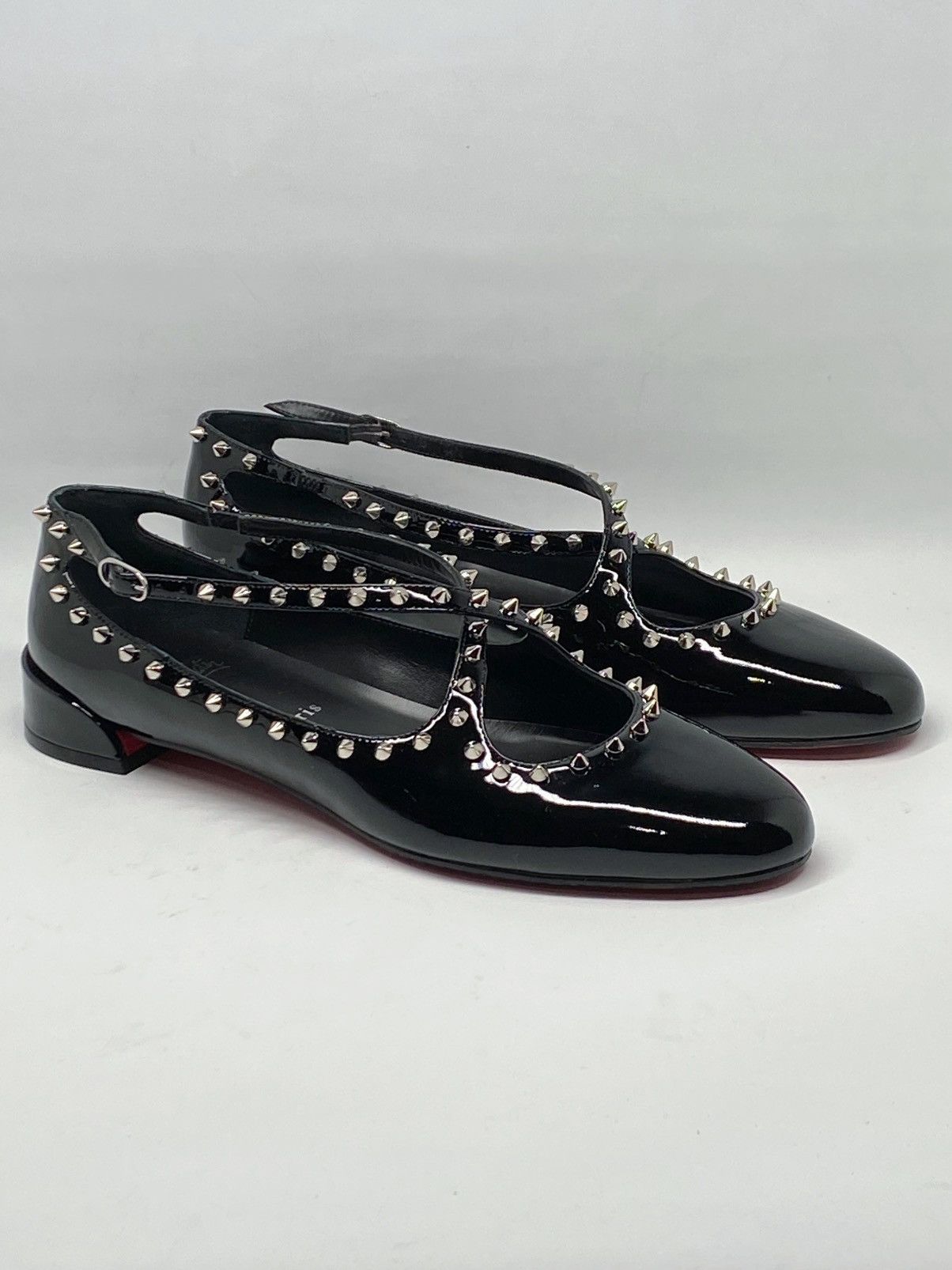 Christian Louboutin Christian Louboutin spike patent leather ballet flat size 40 Size US 10 / IT 40 - 5 Thumbnail