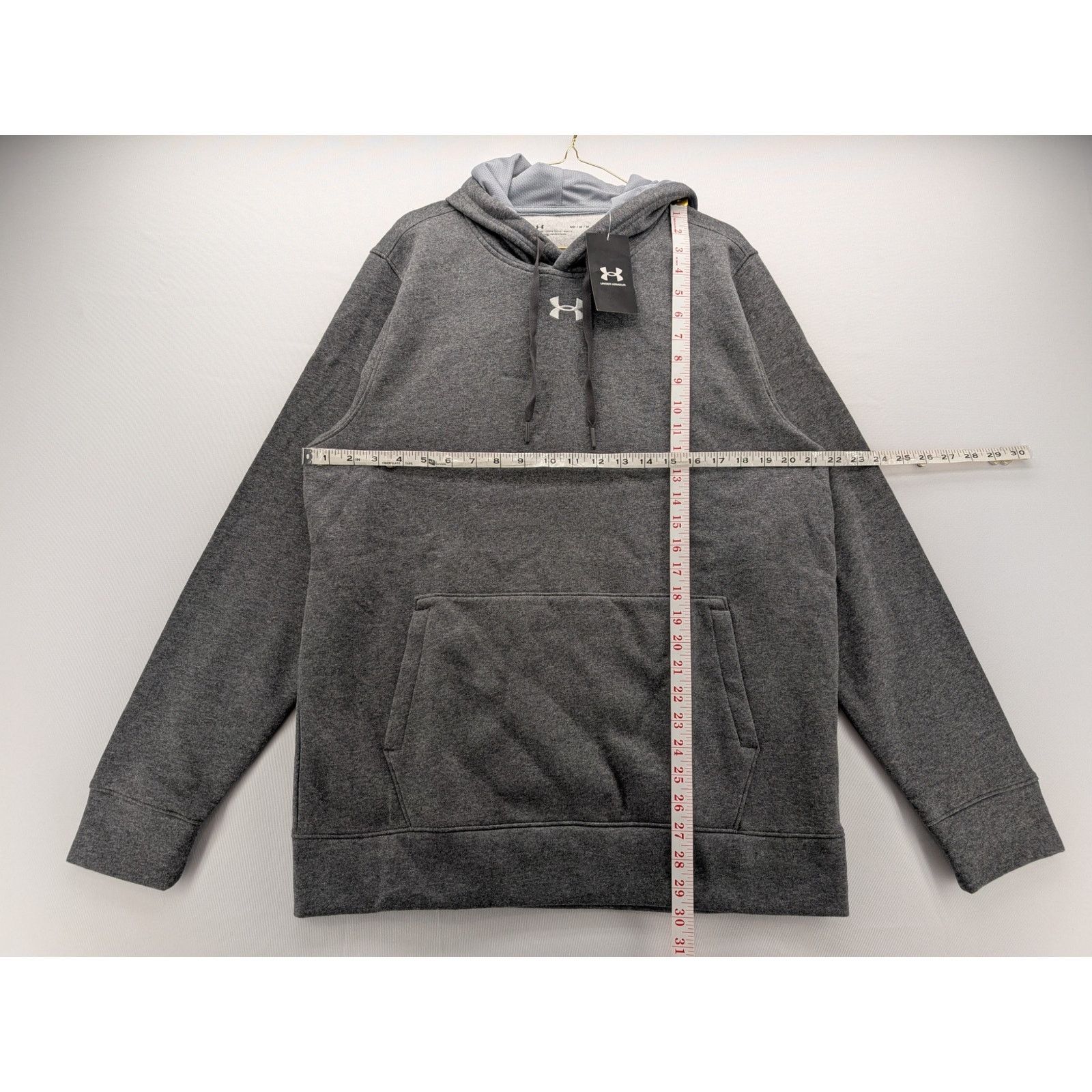 Under Armour NWT Under Armour Men's UA Hustle Fleece Hoodie in Grey Size US M / EU 48-50 / 2 - 5 Thumbnail
