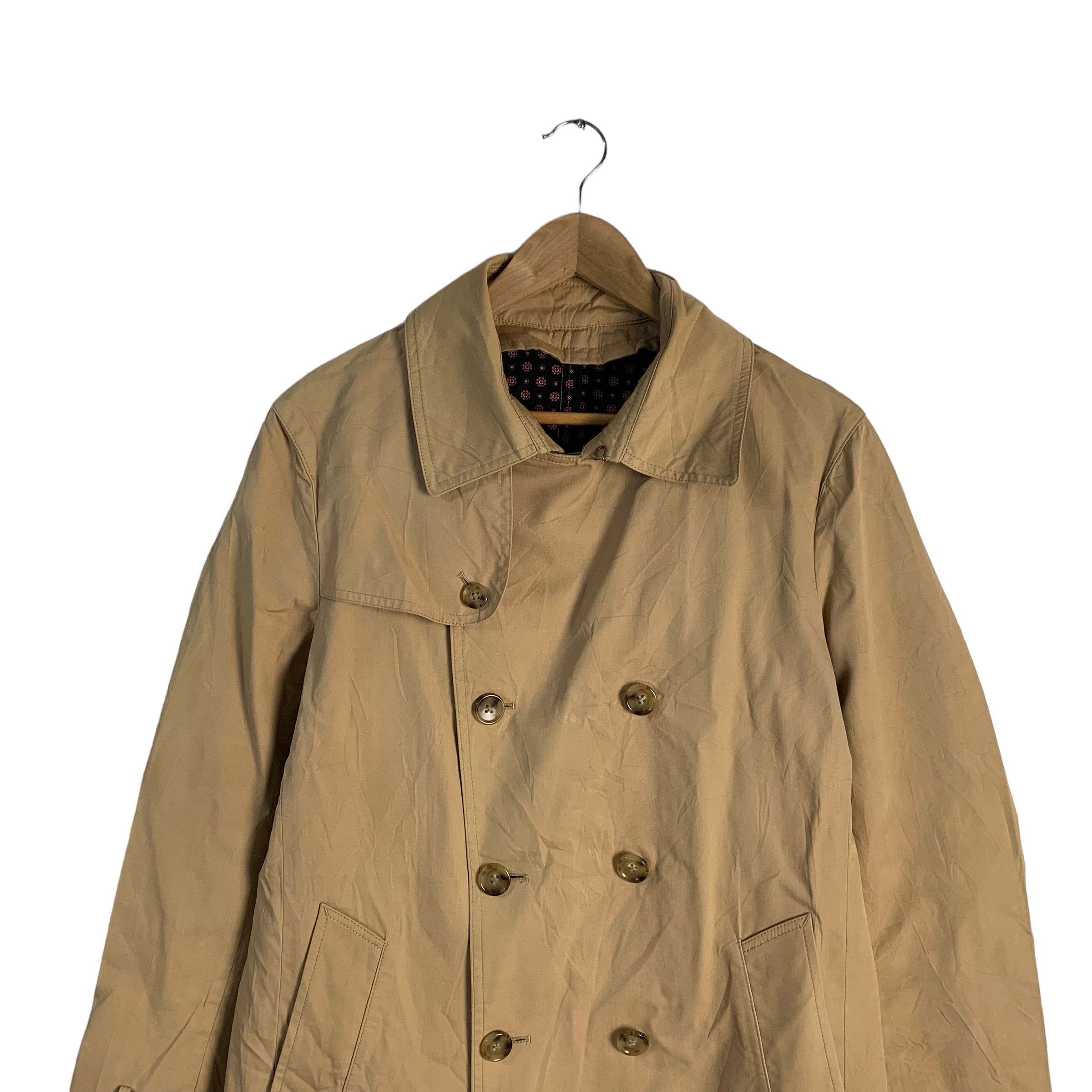 Takeo Kikuchi Takeo Kikuchi Double Breast Trench Coat Size US M / EU 48-50 / 2 - 3 Thumbnail