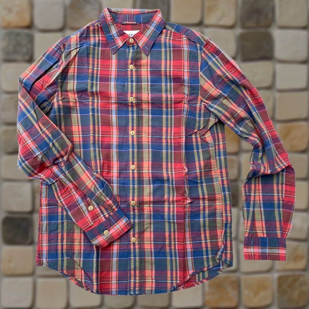 Vintage VINTAGE Denim & Supply Ralph Lauren Button-Up Shirt Plaid Mens Sz M Size US M / EU 48-50 / 2 - 1 Thumbnail