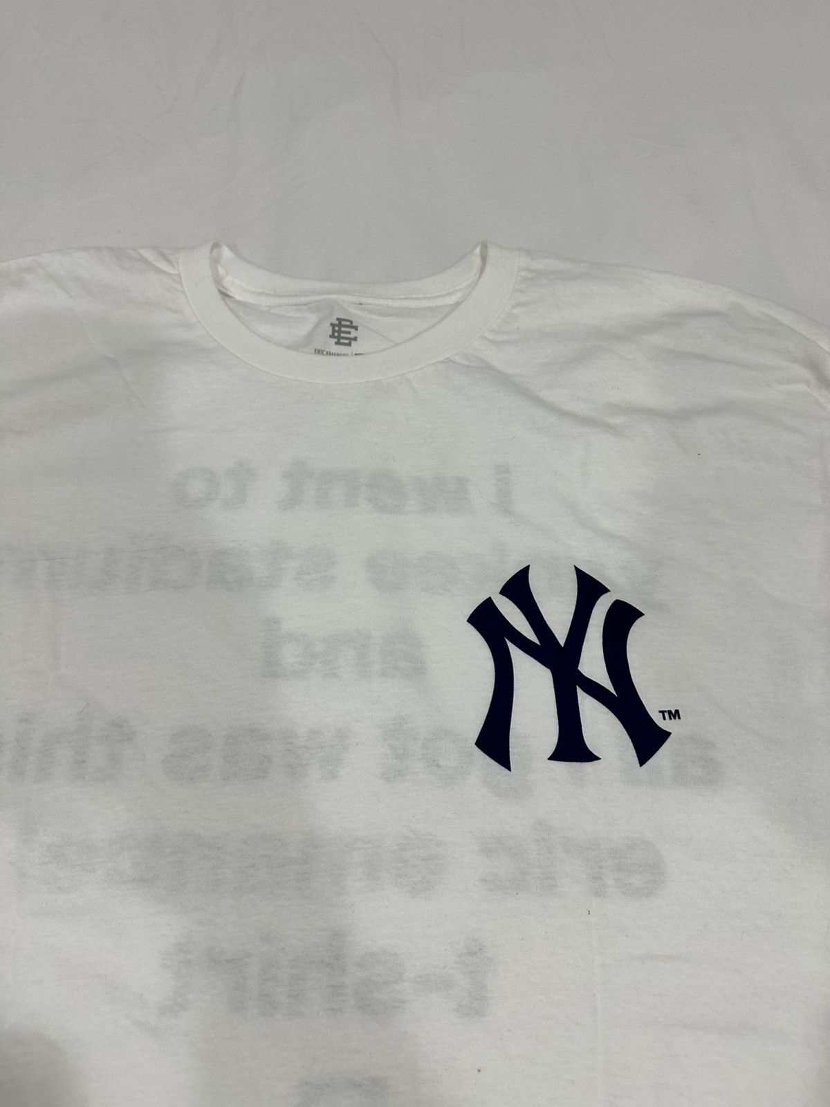 Eric Emanuel Eric Emanuel x Yankees Giveaway tee Size US XL / EU 56 / 4 - 2 Thumbnail