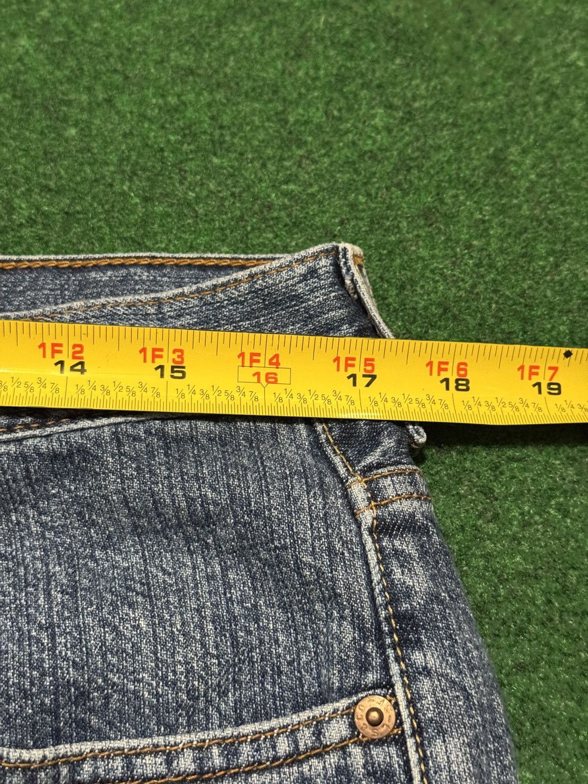 Levi's × Vintage Y2K Levi’s 505 Jorts 34 Skater Grunge Hip Hop Denim Shorts Size US 34 / EU 50 - 5 Thumbnail