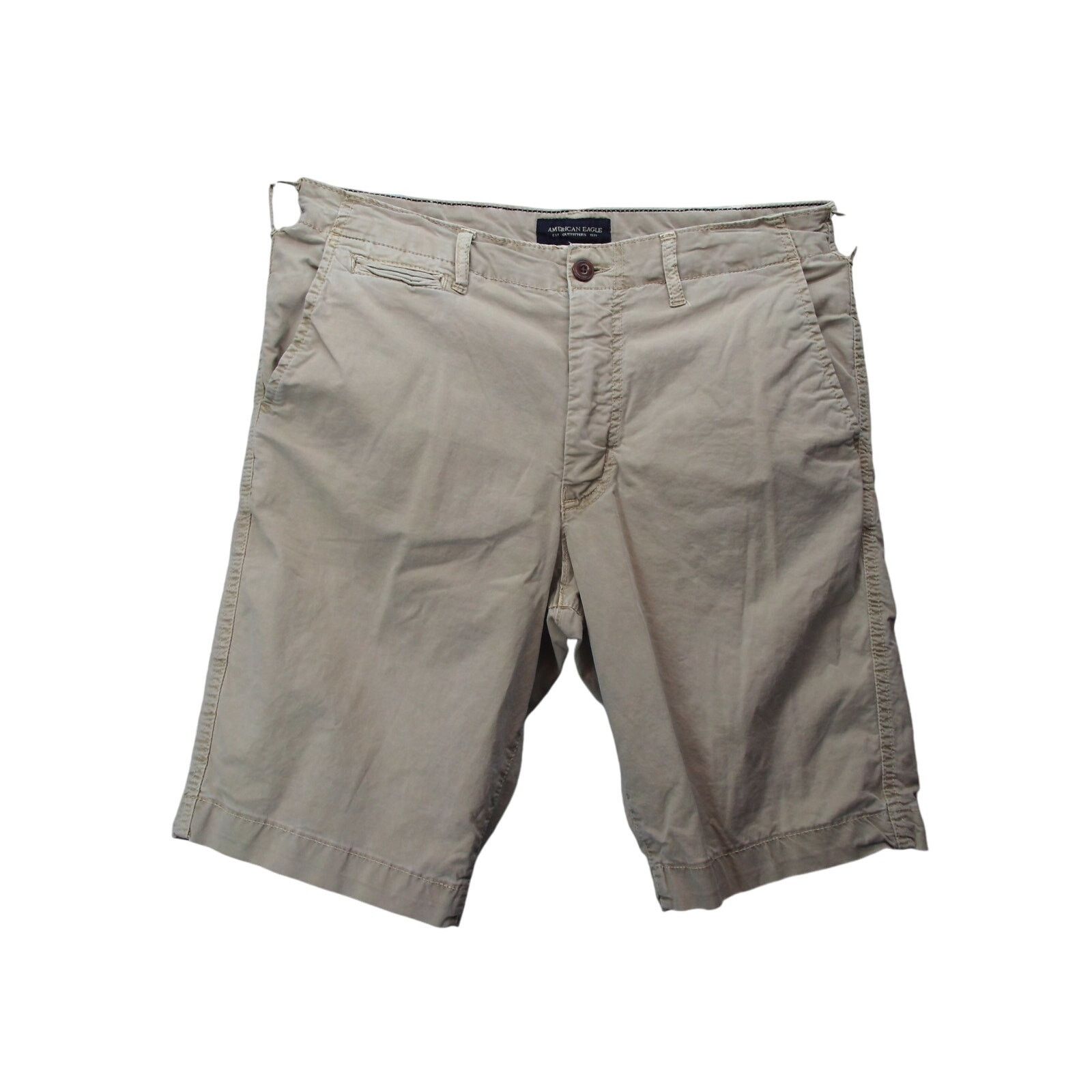American Eagle Outfitters American Eagle Khaki Shorts Size 33 Next Flex Long Length Size US 33 - 1 Thumbnail