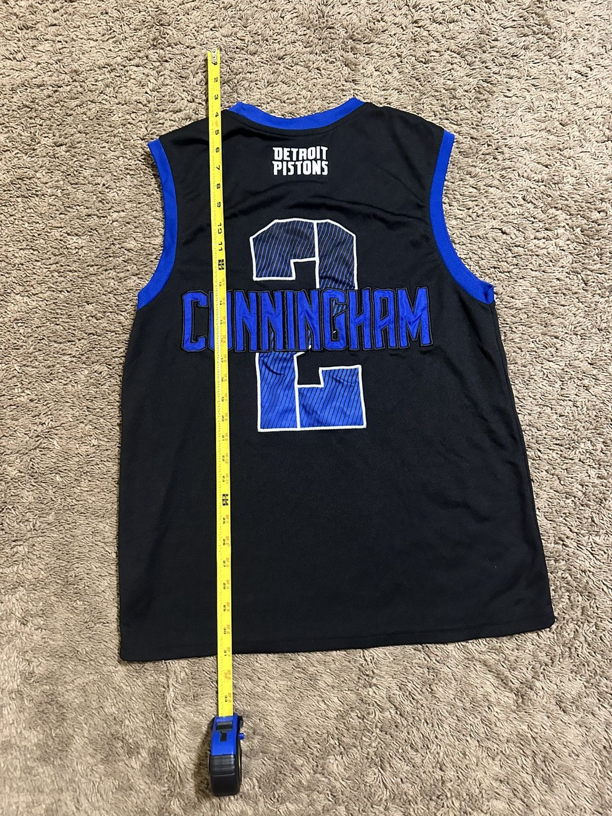 NBA × Vintage Vintage NBA Pistons “cunningham” jersey 00s size medium Size US M / EU 48-50 / 2 - 7 Thumbnail