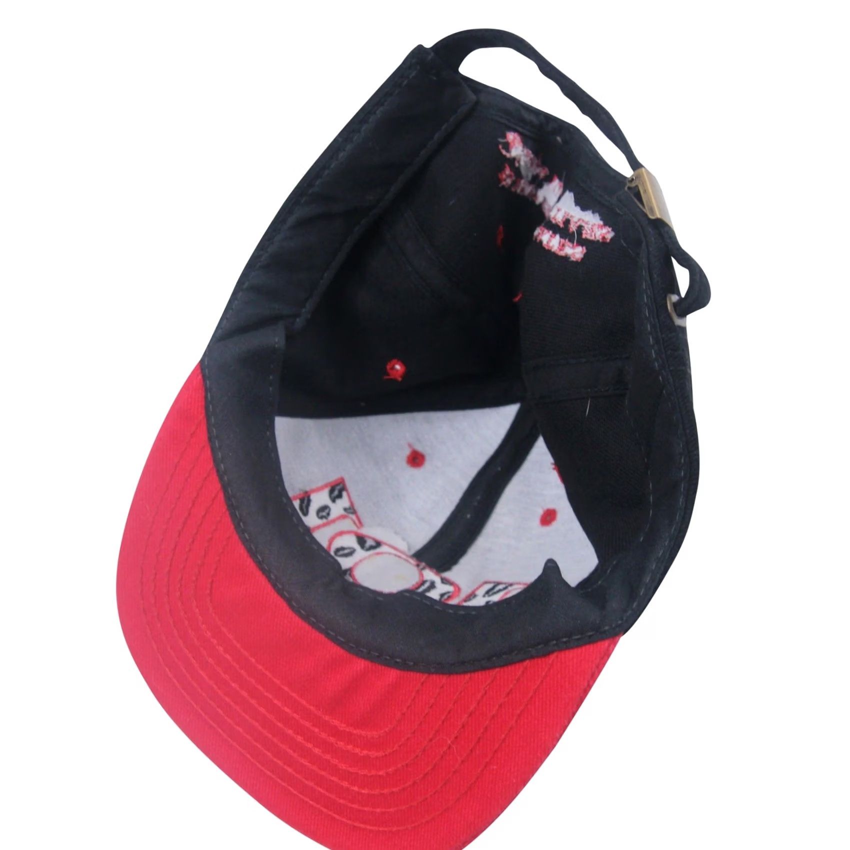 Disney VINTAGE Disney 101 Dalmatians Spellout Snapback Hat Men Adjustable OS Black Hats Size ONE SIZE - 4 Thumbnail