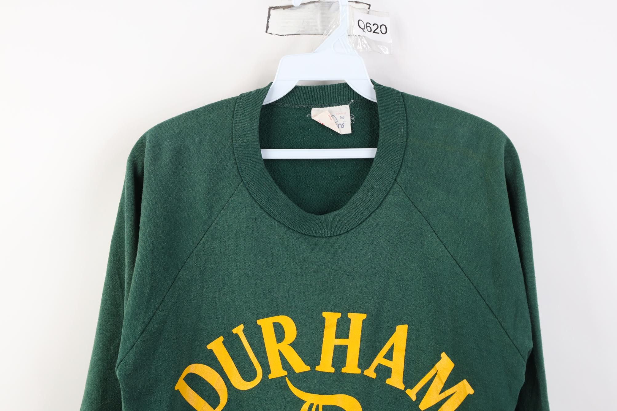 Vintage Vintage 80s Durham College Lords Athletics Canada Sweatshirt Size US M / EU 48-50 / 2 - 2 Thumbnail