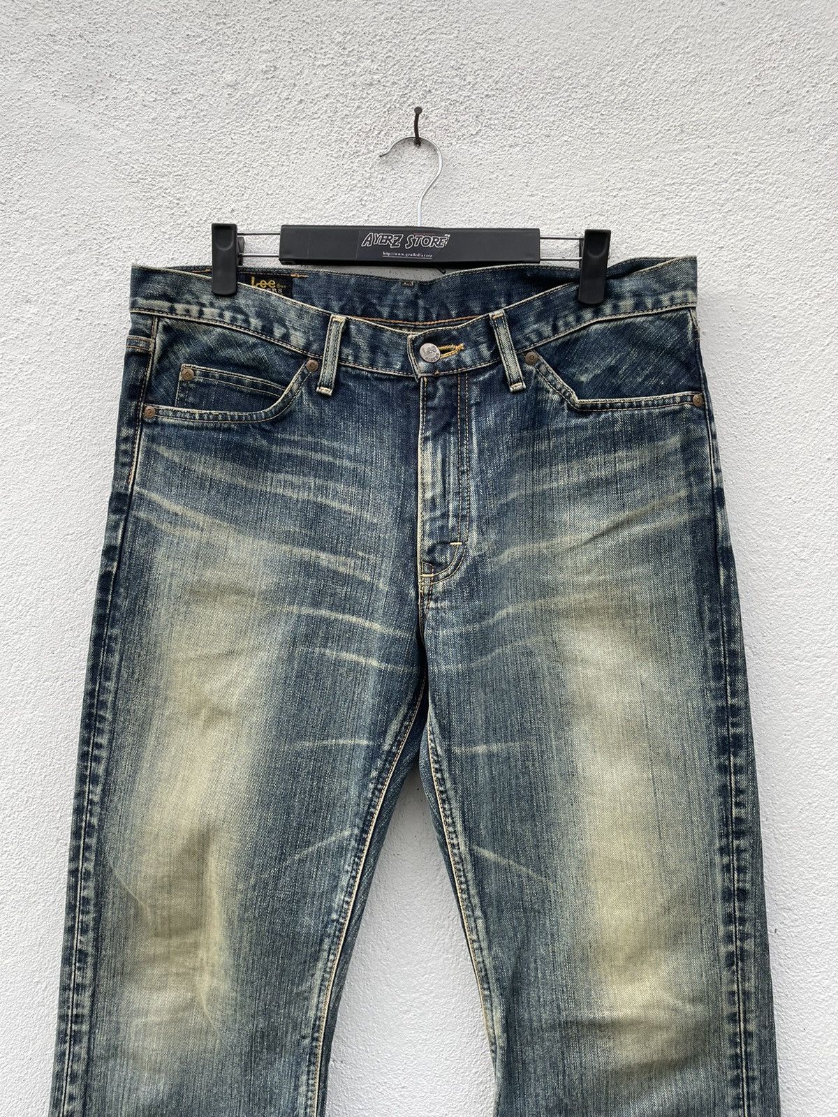 Lee Vintage Y2K Lee Rider Flare Denim Jeans Size US 35 - 3 Thumbnail