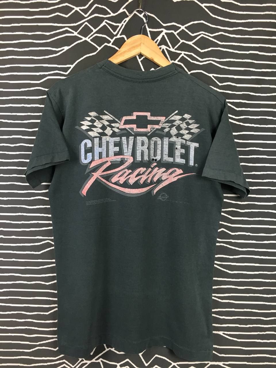 Mustang Vtg 90s FOTL Distressed Chevrolet Racing Tee Size US M / EU 48-50 / 2 - 7 Thumbnail