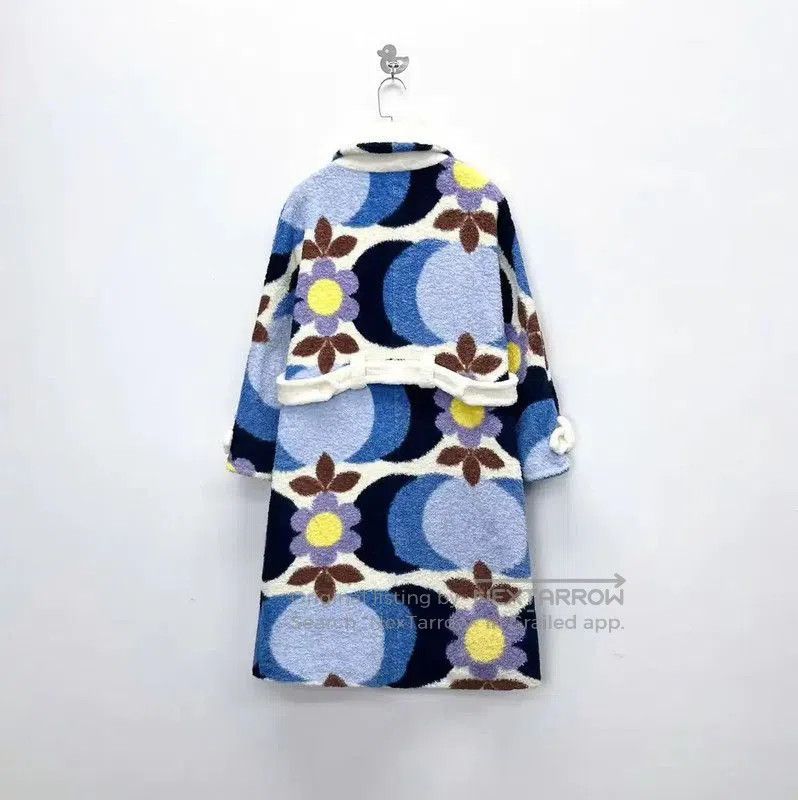 Miu Miu Miu Miu Colorful Cotton Blend Mid-Length Coat . Size M / US 6-8 / IT 42-44 - 2 Thumbnail