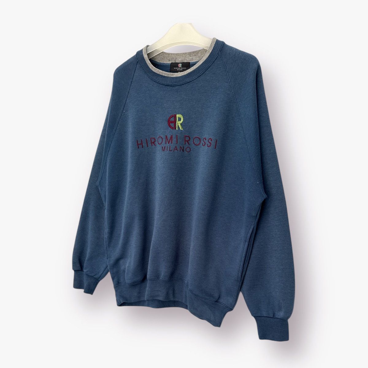 Vintage 🔥EMBROIDED🔥 Hiromi Rossi Milano Sweatshirt - L Size US M / EU 48-50 / 2 - 2 Thumbnail