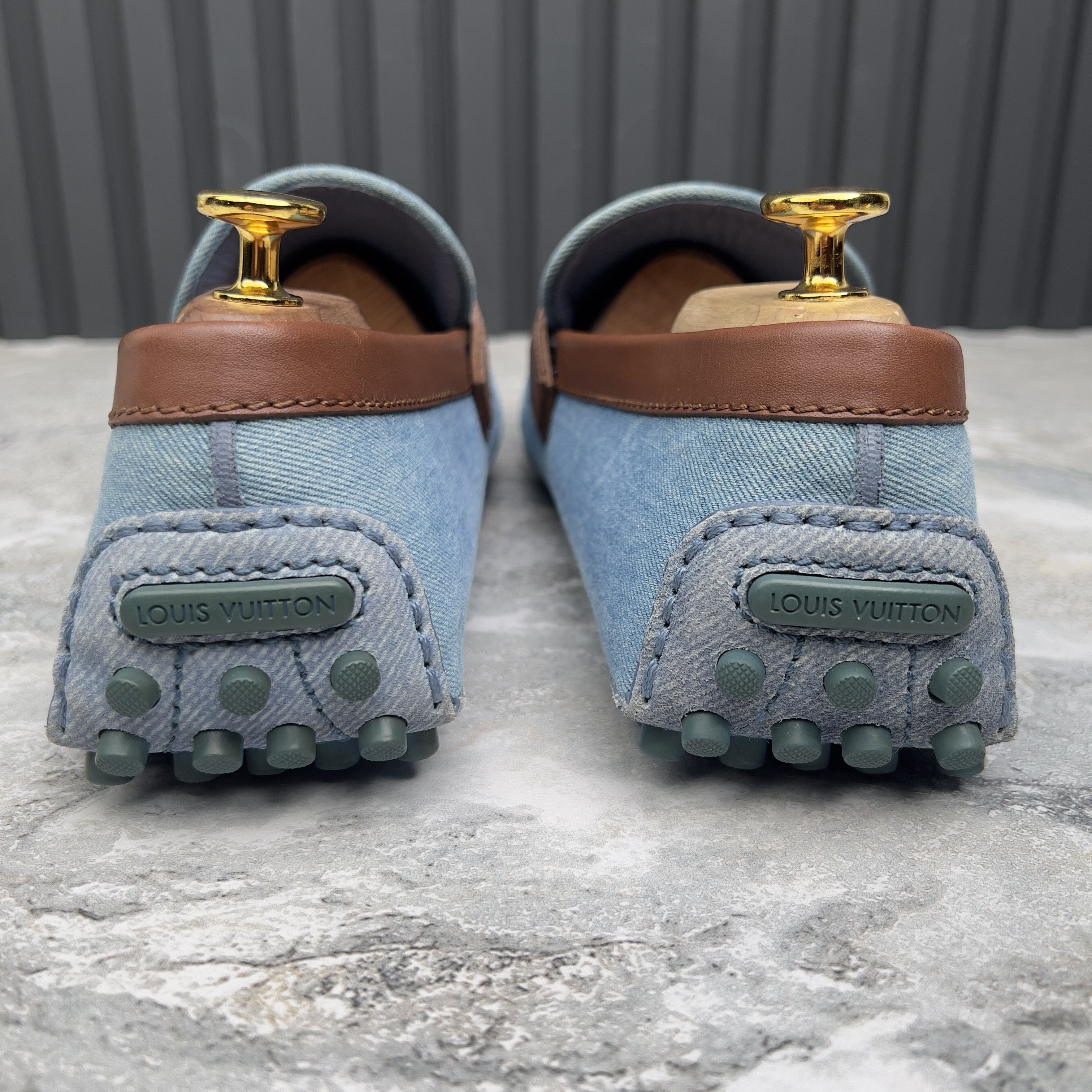 Louis Vuitton Louis Vuitton Monte Carlo Driving Moccasin Denim Size US 10.5 / EU 43-44 - 9 Thumbnail