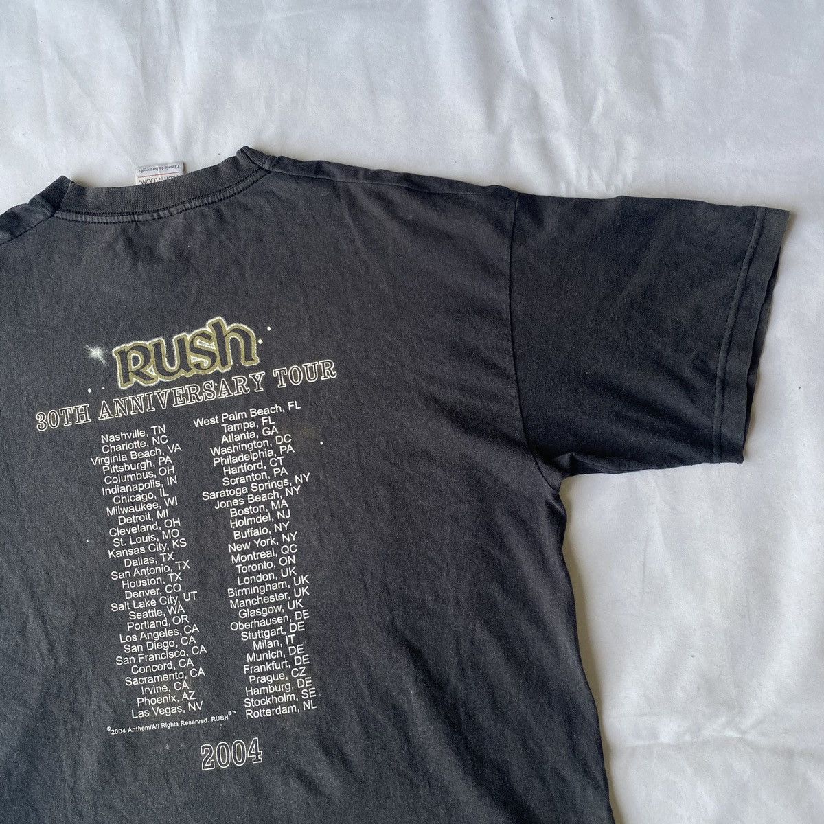Band Tees × Vintage Vintage Rush 30th Anniversary Tour 2004 Tees Size US M / EU 48-50 / 2 - 10 Thumbnail