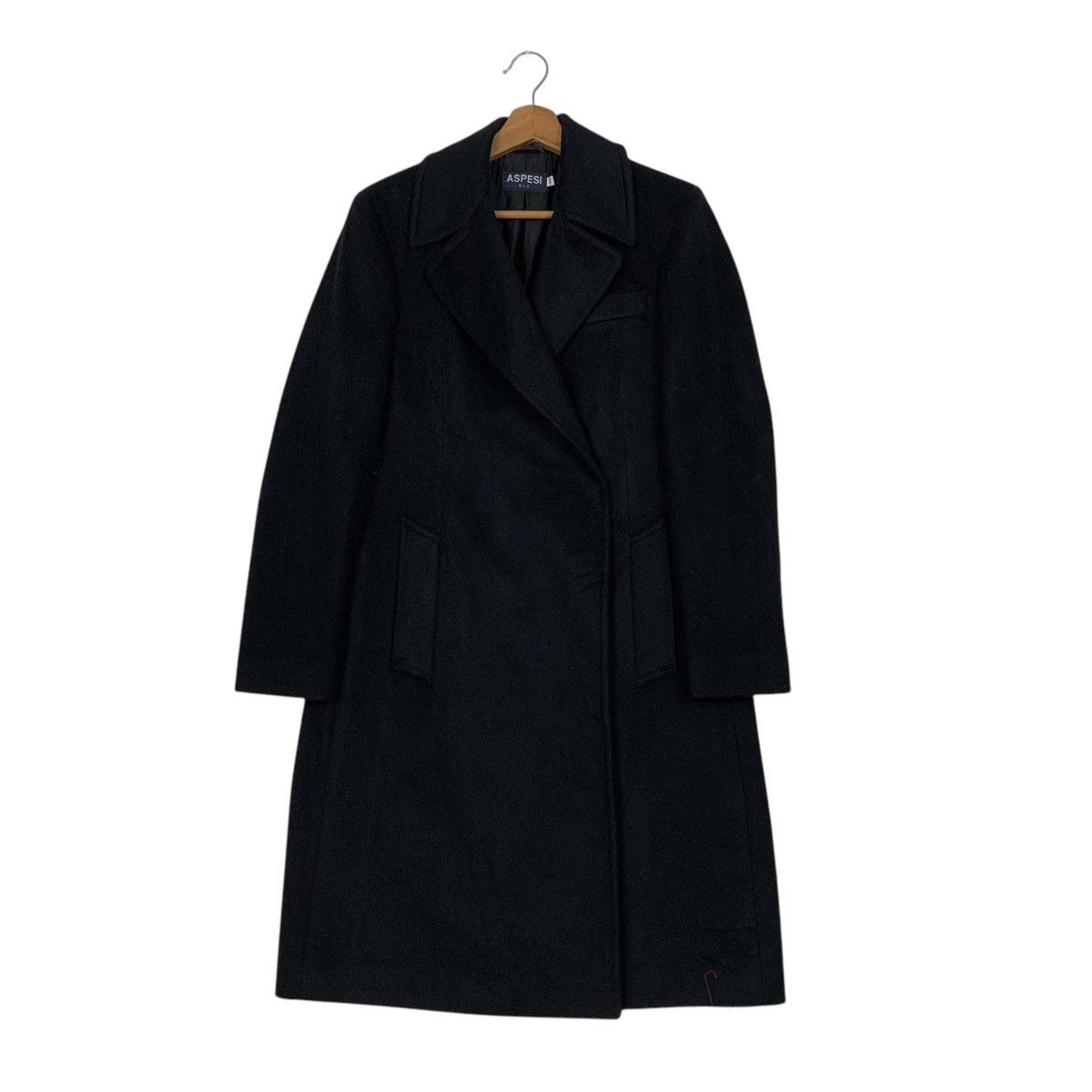Aspesi Aspesi Blu Wool Coat Size S / US 4 / IT 40 - 1 Thumbnail