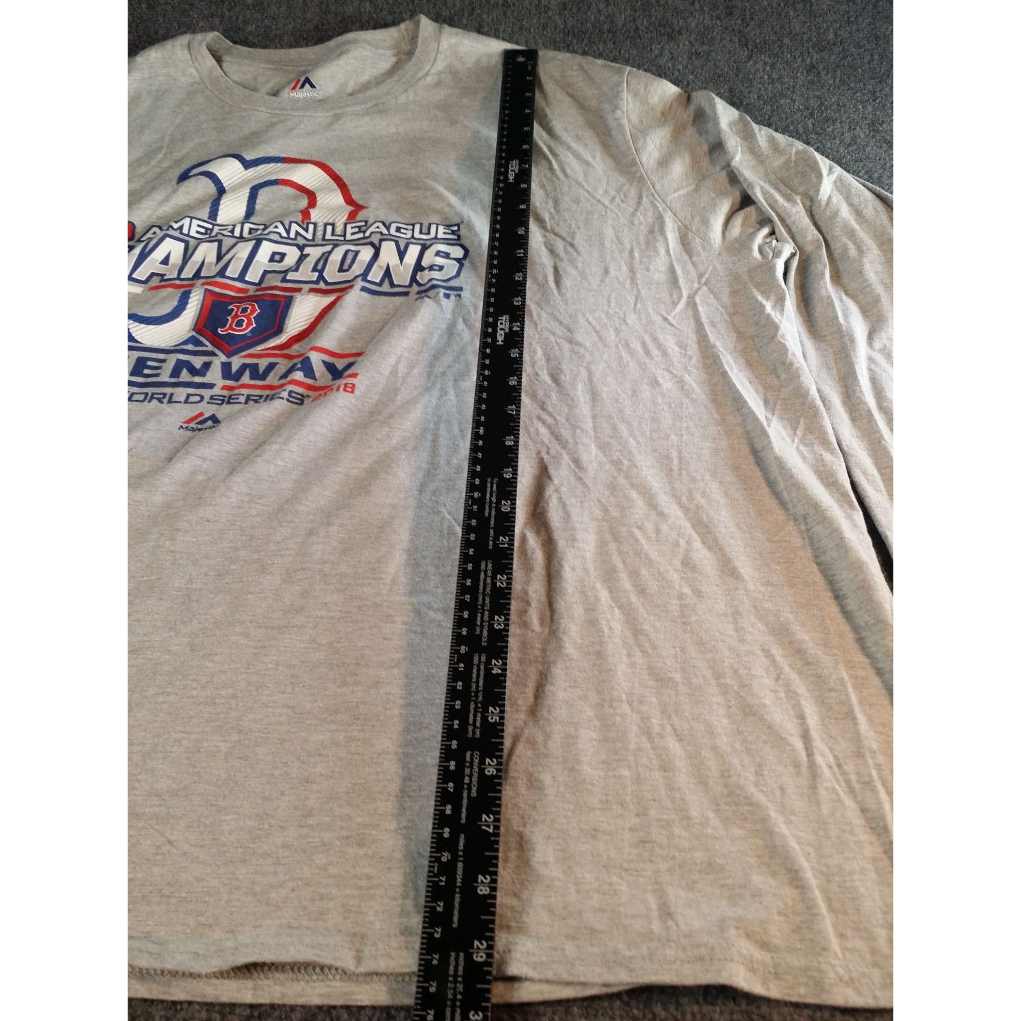 Majestic Boston Red Sox Tshirt Men Sz 3XL 2018 ALCS Champs MLB Sports Size US XXL / EU 58 / 5 - 3 Thumbnail