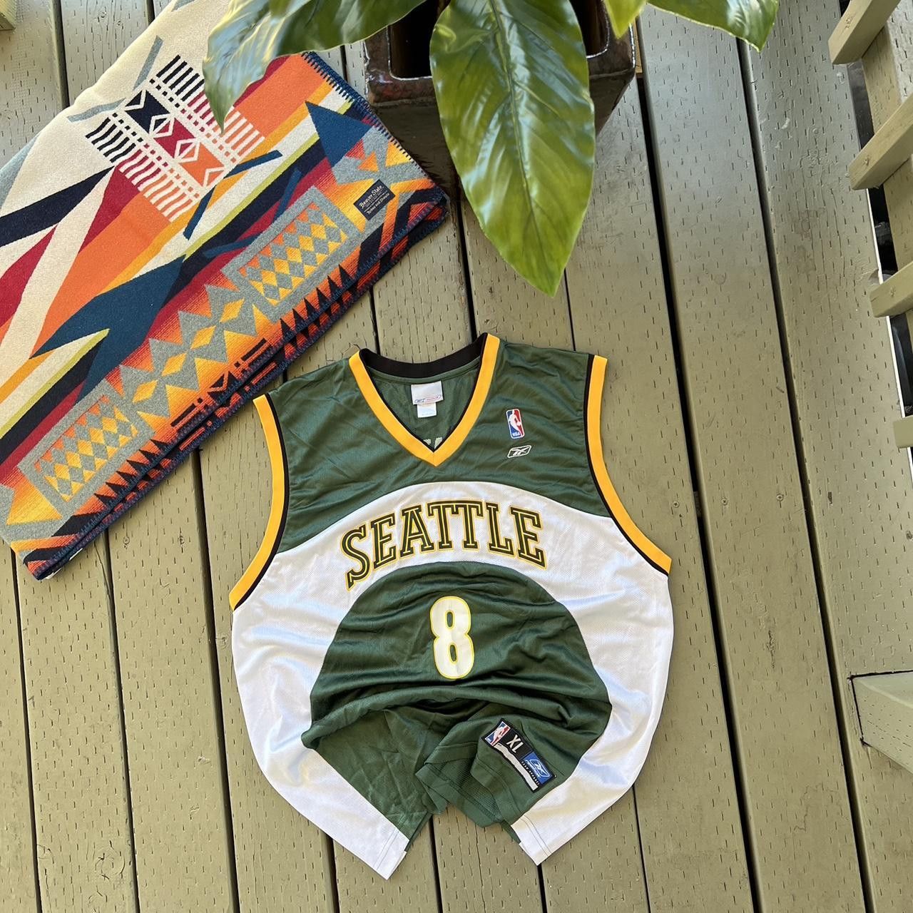 NBA VINTAGE SEATTLE SUPERSONICS JERSEY LUKE RIDNOUR Size XL Size US XL / EU 56 / 4 - 4 Thumbnail