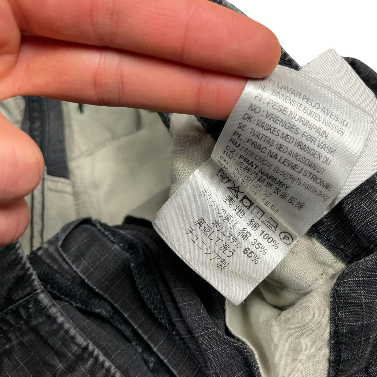 Carhartt Carhartt Men's Gray Cotton Regular Fit Cargo Pant Size 33x32 Size US 33 - 16 Thumbnail