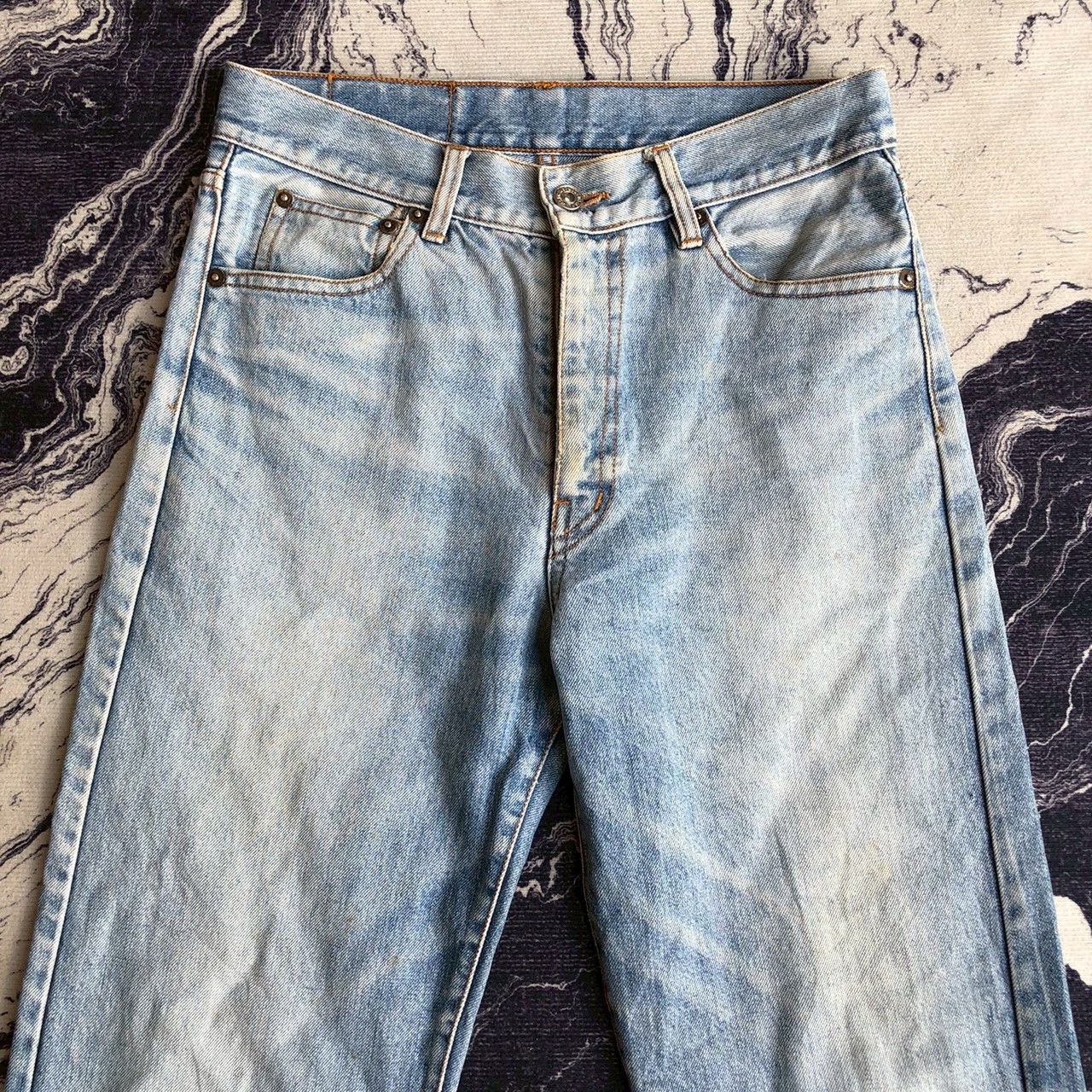 Levi's Vintage Levi’s big E Light Wash Denim Jeans Size US 30 / EU 46 - 2 Thumbnail