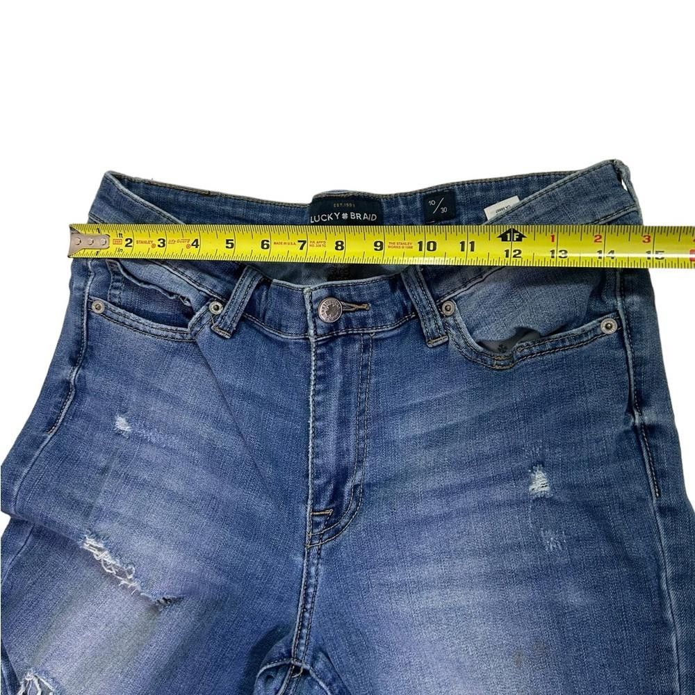 Lucky Brand Lucky Brand l Ava Mid Rise Skinny Distressed Jeans Size 10 Size 32" / US 10 / IT 46 - 5 Thumbnail