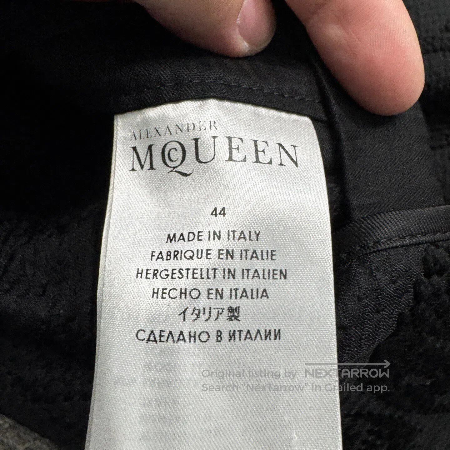 Alexander McQueen ALEXANDER MCQUEEN Skull-printed wool suit jacket| Size 44R - 4 Thumbnail