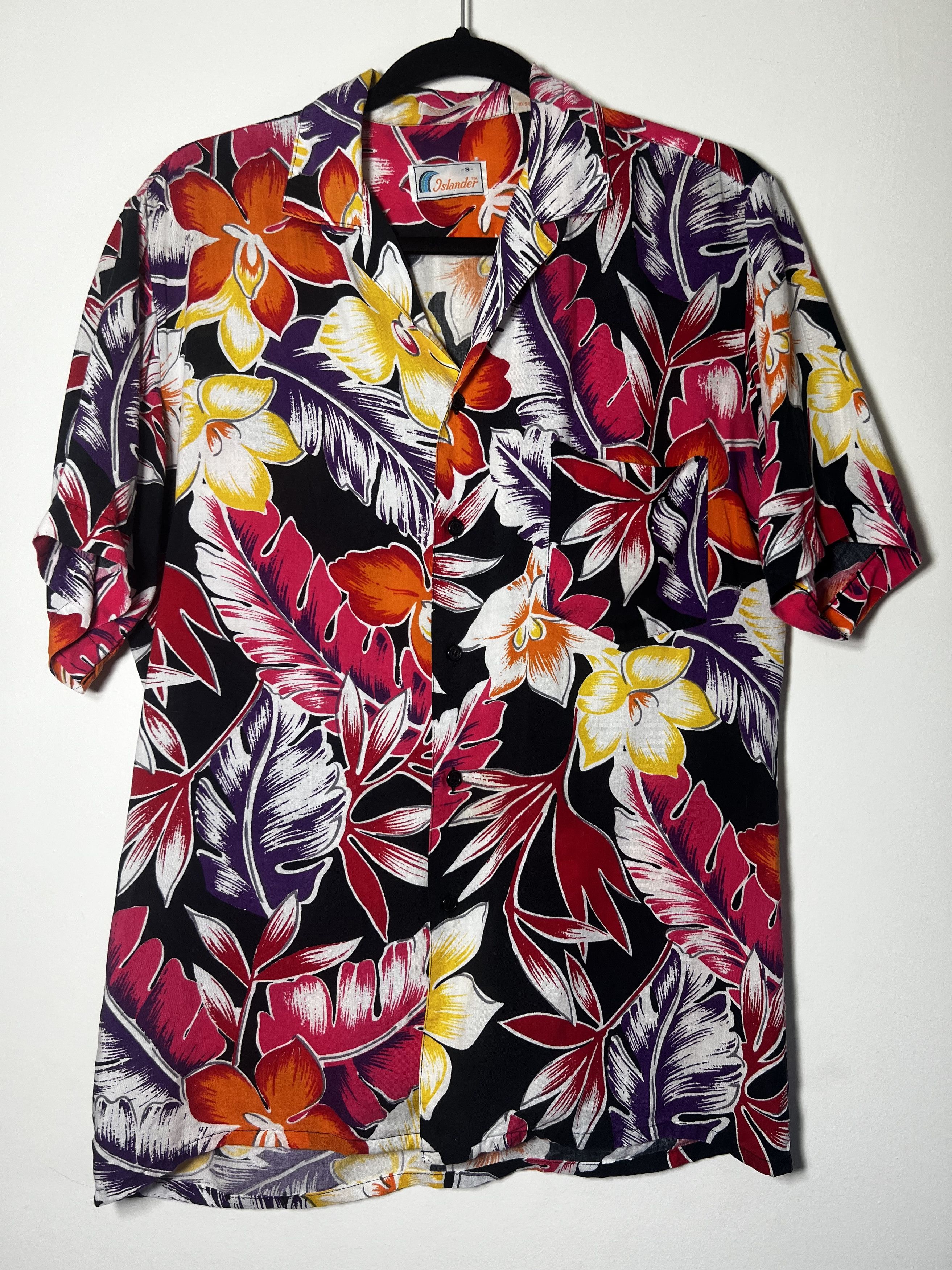 Other Vintage Islander Pink Floral Hibiscus Hawaiian Button Up Size US S / EU 44-46 / 1 - 1 Thumbnail