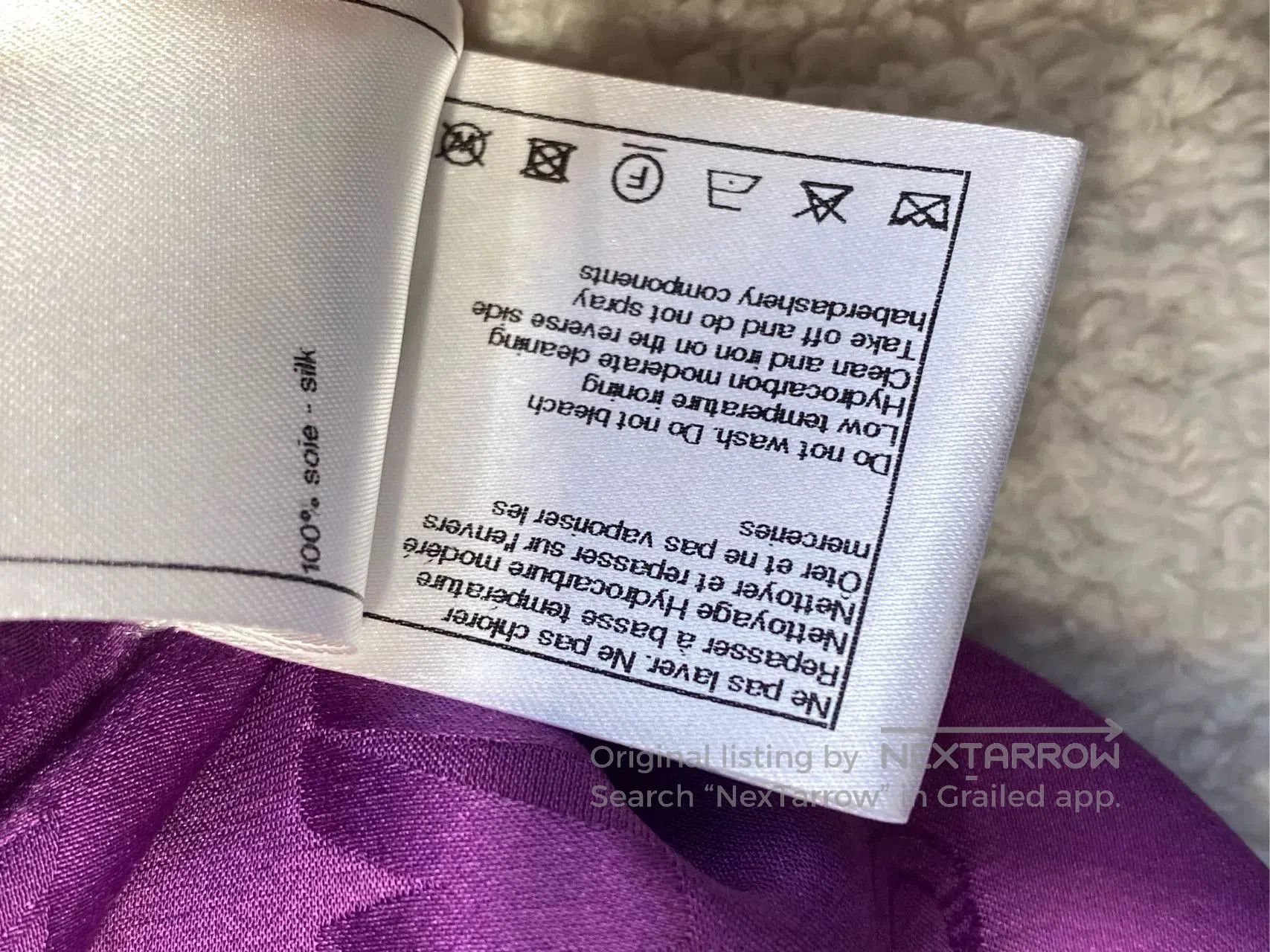 Chanel Chanel 22 Purple Sleeveless Letter Top. Size US XS / EU 42 / 0 - 6 Thumbnail