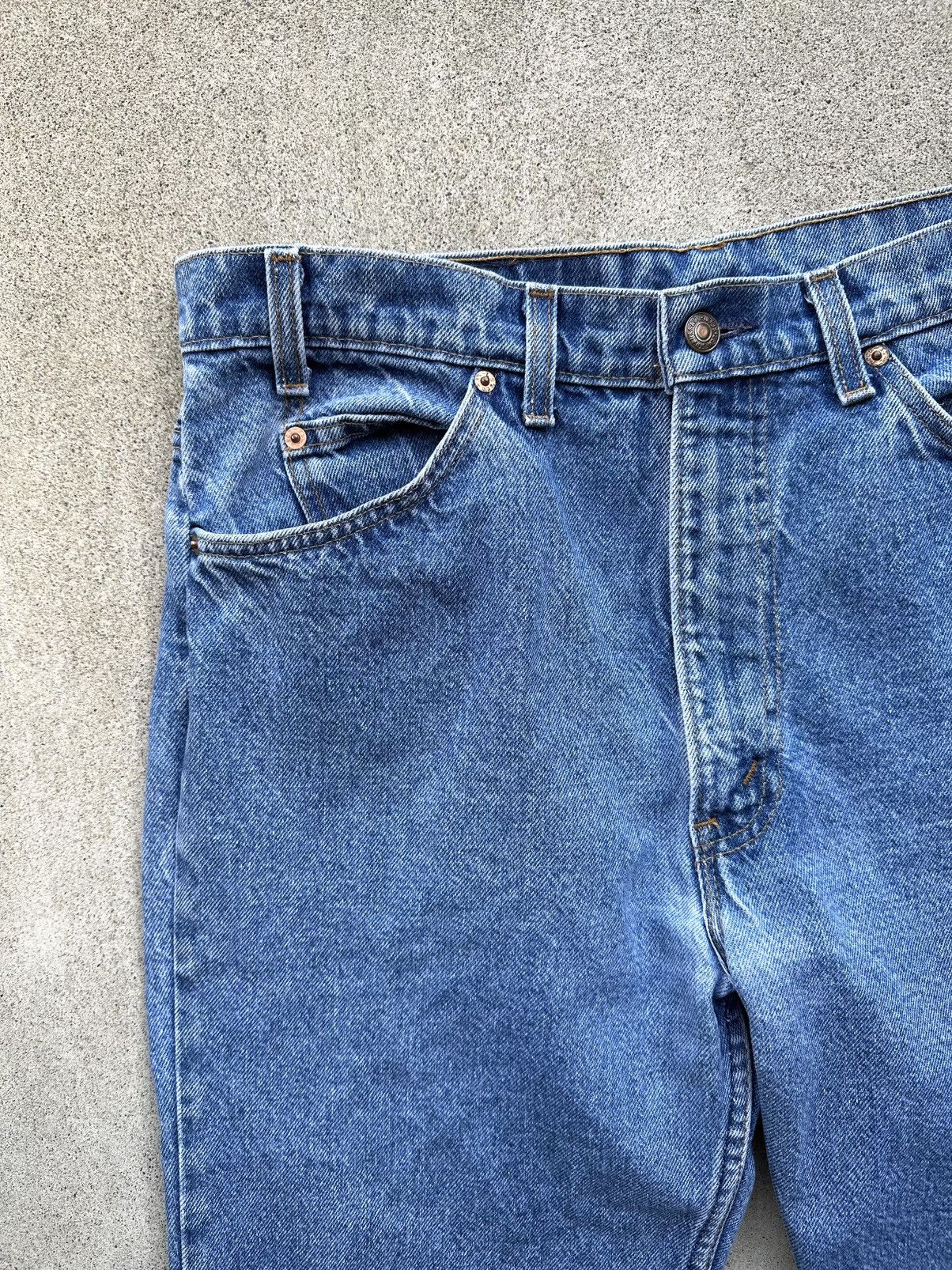 Levi's × Vintage Vintage Levi’s 505 Orange Tab Jeans Men Size 36x32 Straight Size US 36 / EU 52 - 2 Thumbnail