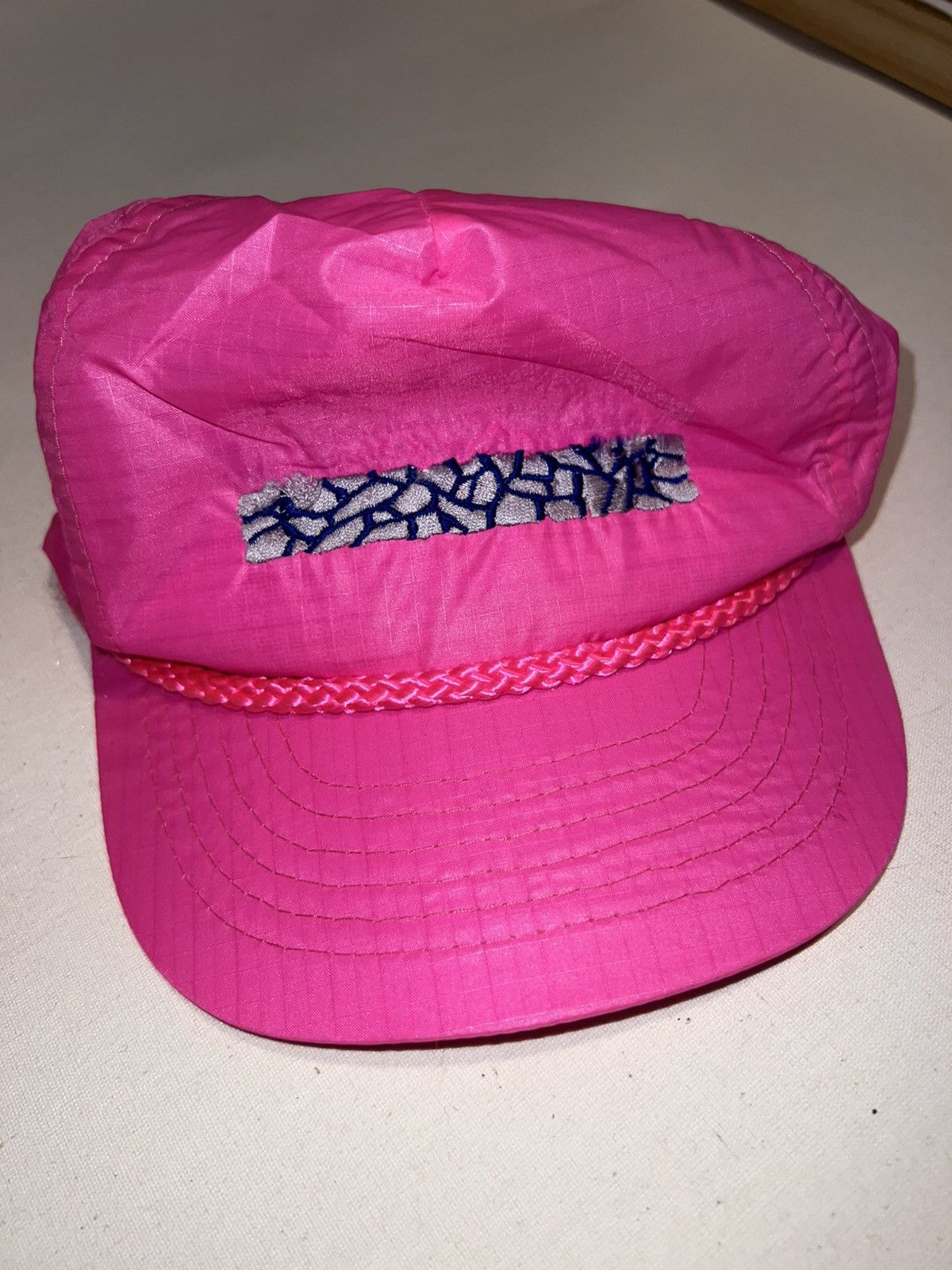 Vintage 80’s 90’s VTG Vintage Pink Graphic Design Retro Indie Hat Size ONE SIZE - 3 Thumbnail