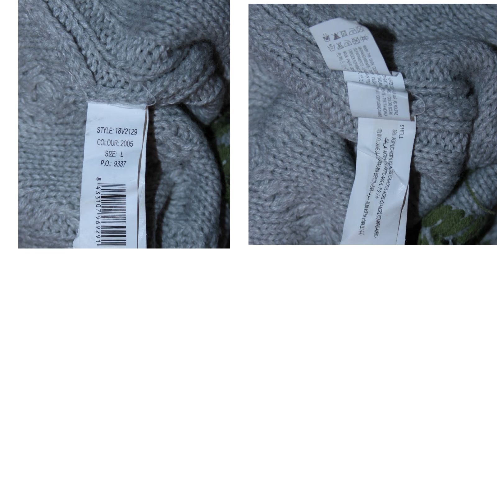 Desigual Desigual knit dress Womens Size L Grey A-Line Dress Size L / US 10 / IT 46 - 8 Thumbnail