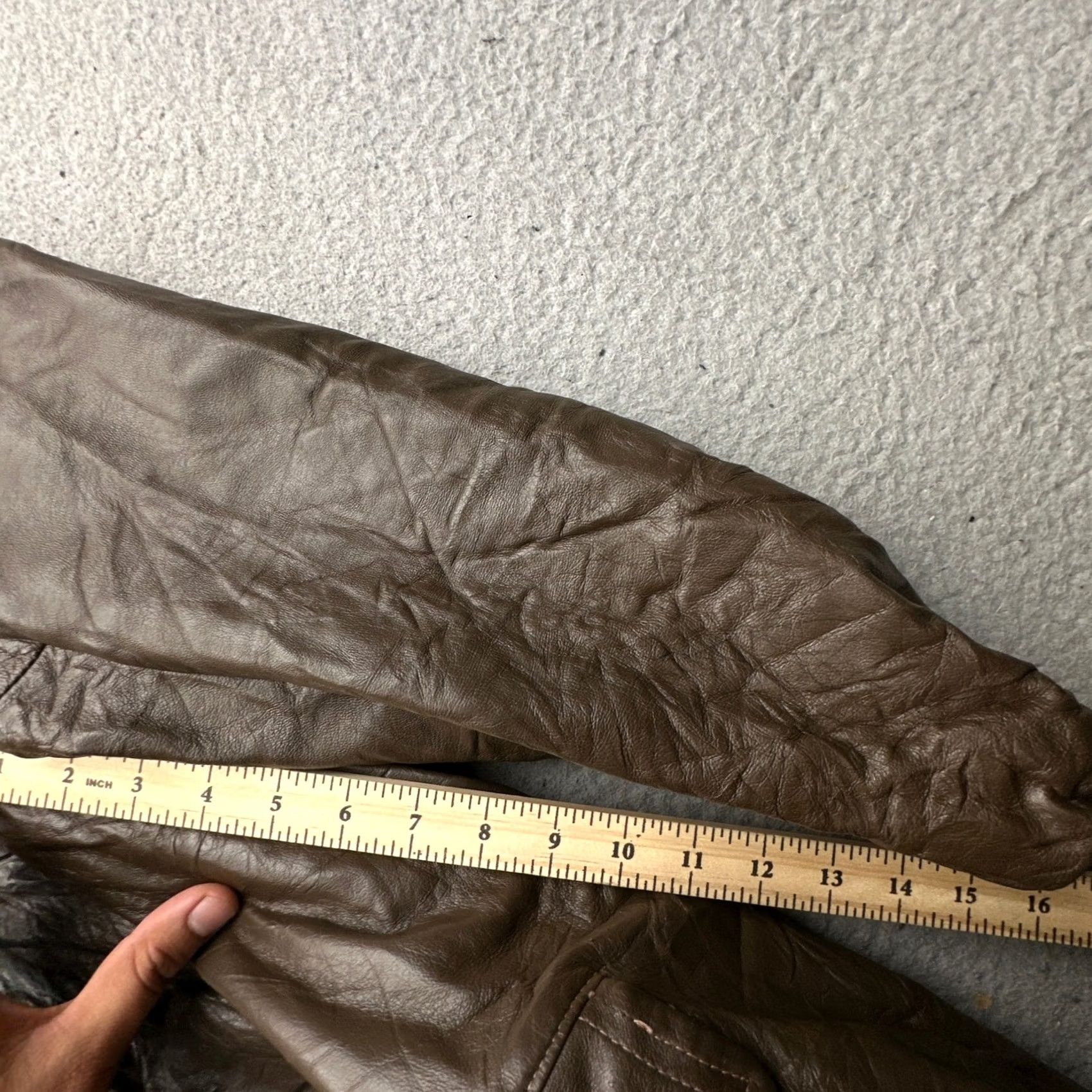 Vintage VINTAGE Grais Cabretta Leather Coat Jacket Mens 40 Medium Brown Faux Fur Lined Overcoat Leather Coat Mens 40 Medium Brown Mens Size US XXS / EU 40 - 5 Thumbnail