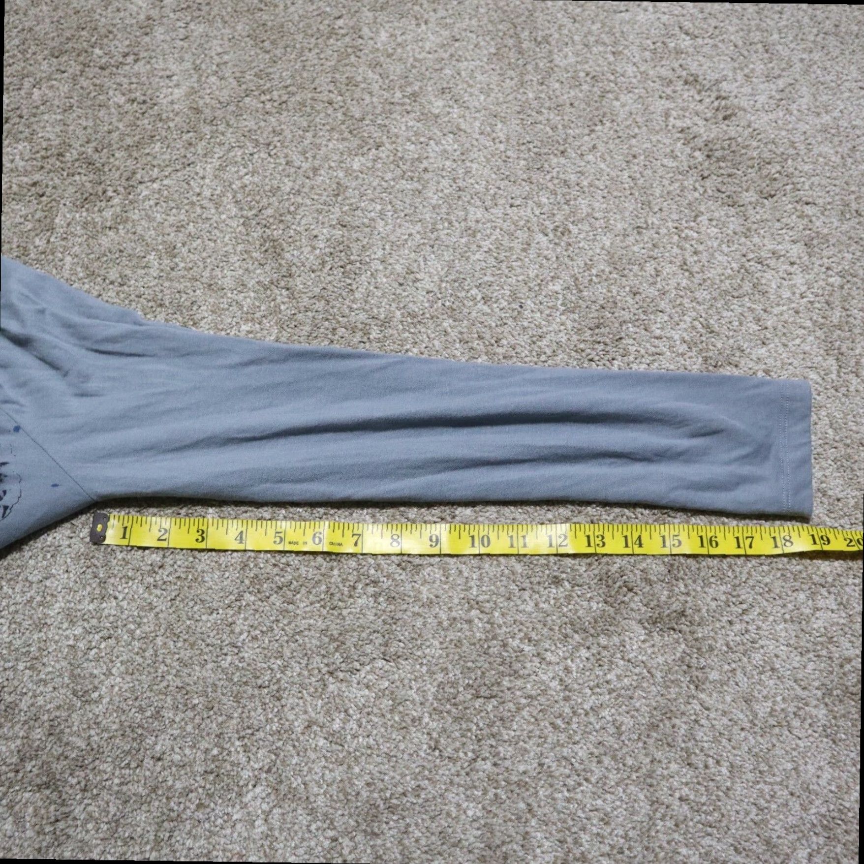 Faded Glory Faded Glory Floral Top Women's M Medium Gray T-Shirt Size M / US 6-8 / IT 42-44 - 7 Thumbnail