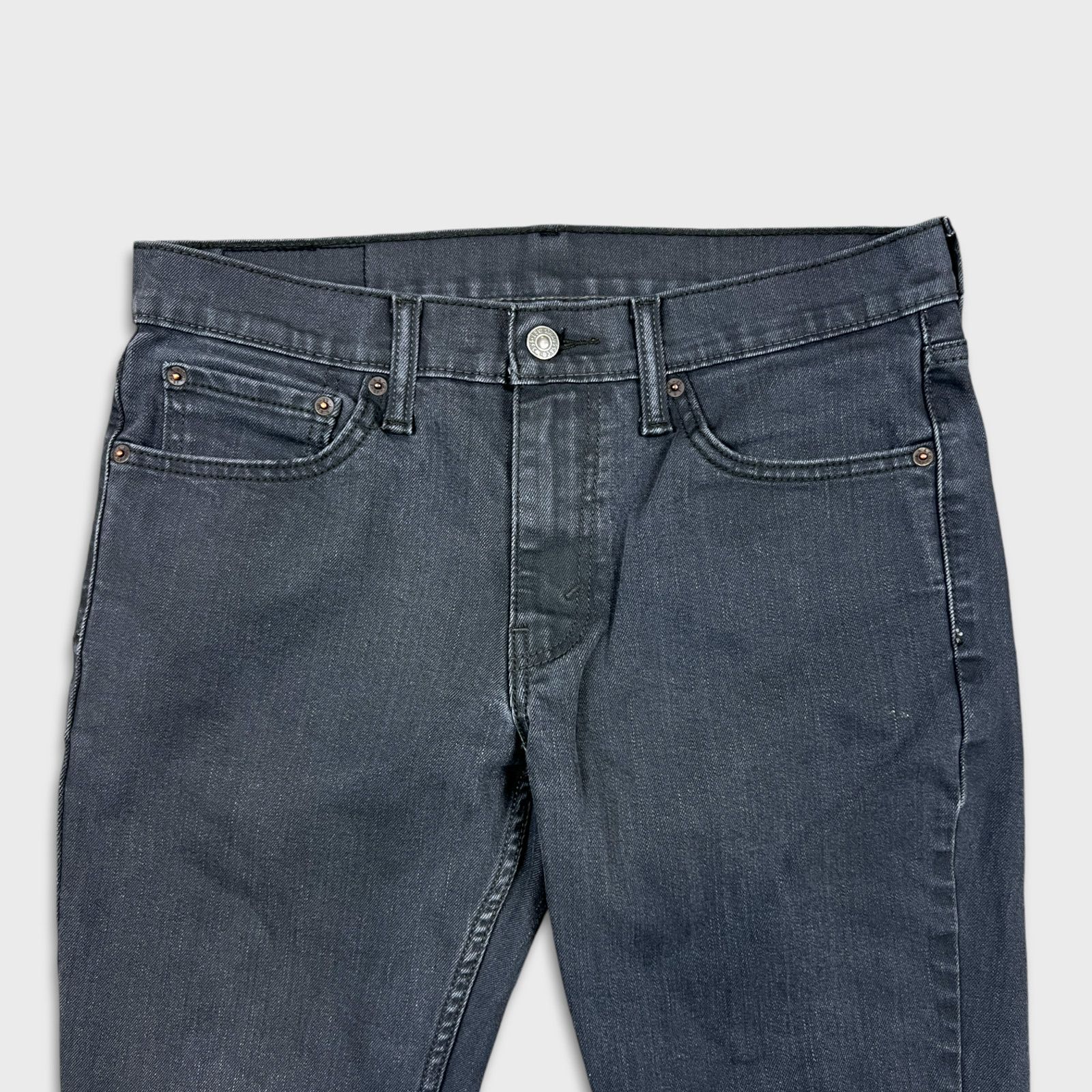Levi's × Vintage Levi's 511 Jeans 32x28 Gray Slim Fit American Denim Pants Size US 32 / EU 48 - 2 Thumbnail