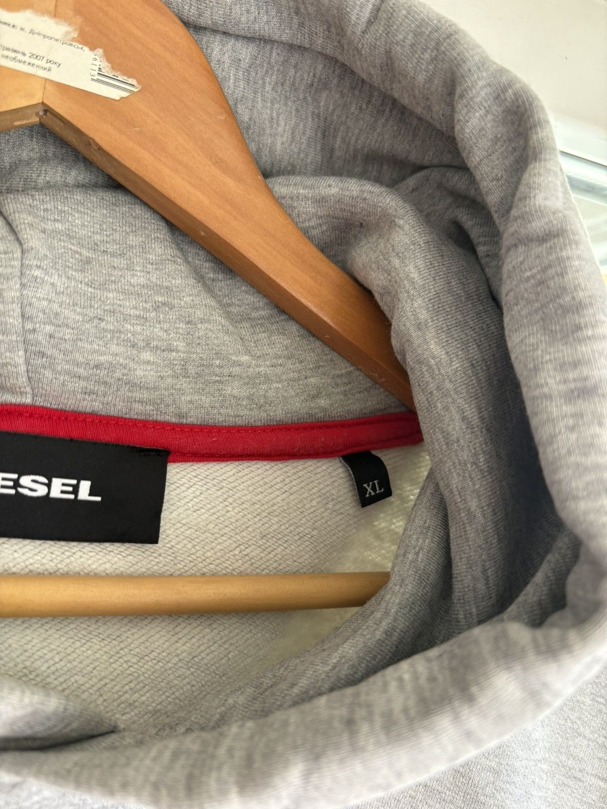 Diesel Vintage Diesel Box Logo Hoodie Size US XL / EU 56 / 4 - 6 Thumbnail