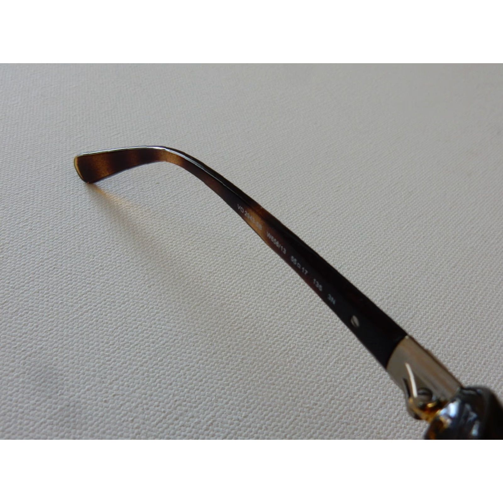 Vogue VOGUE Sunglasses Frames Women Brown 55x17 135mm Prescription Textured Small Scratches Size ONE SIZE - 7 Thumbnail