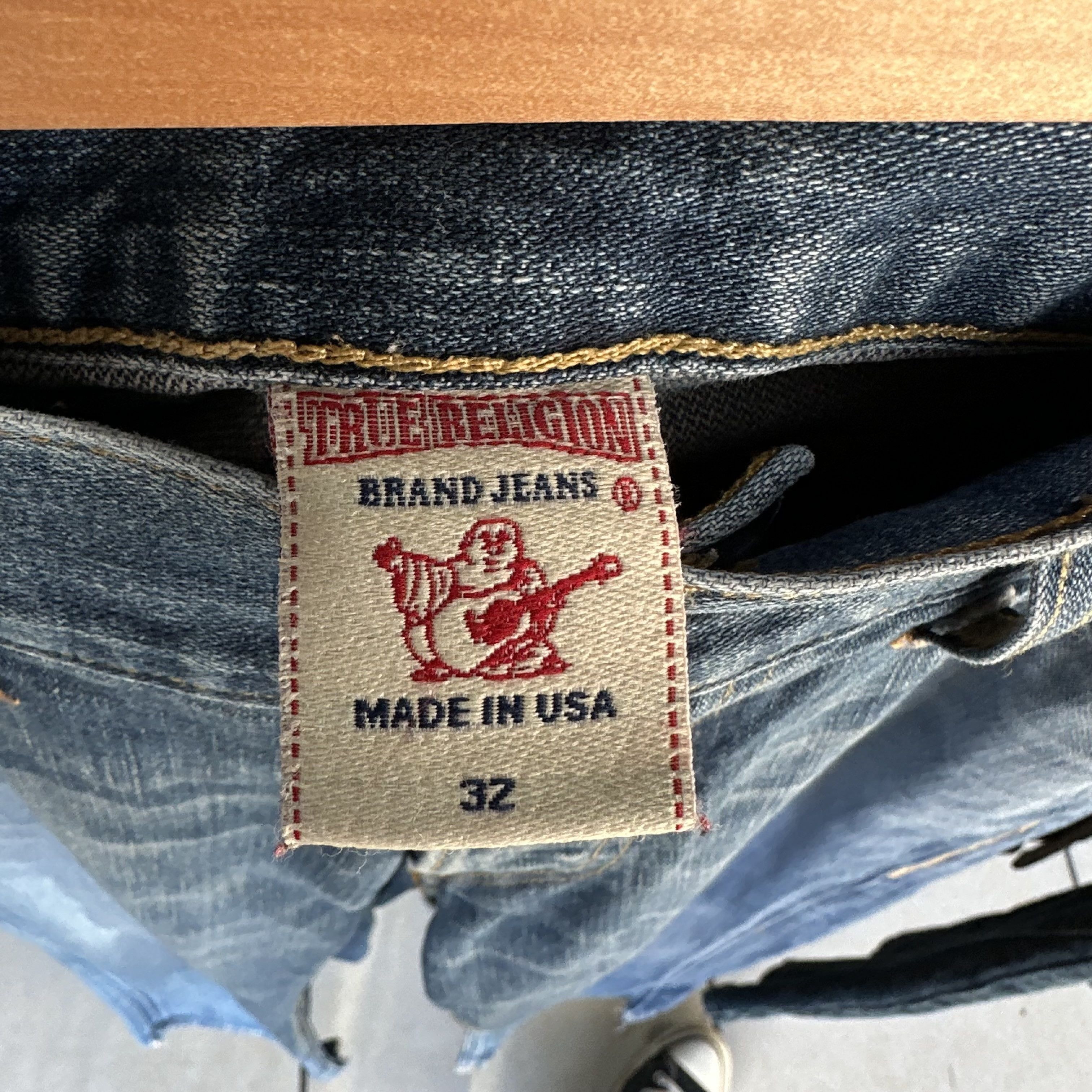 True Religion True Religion Bobby Super T Jeans Mens 32x32 Thick Stitch Size US 32 / EU 48 - 5 Thumbnail
