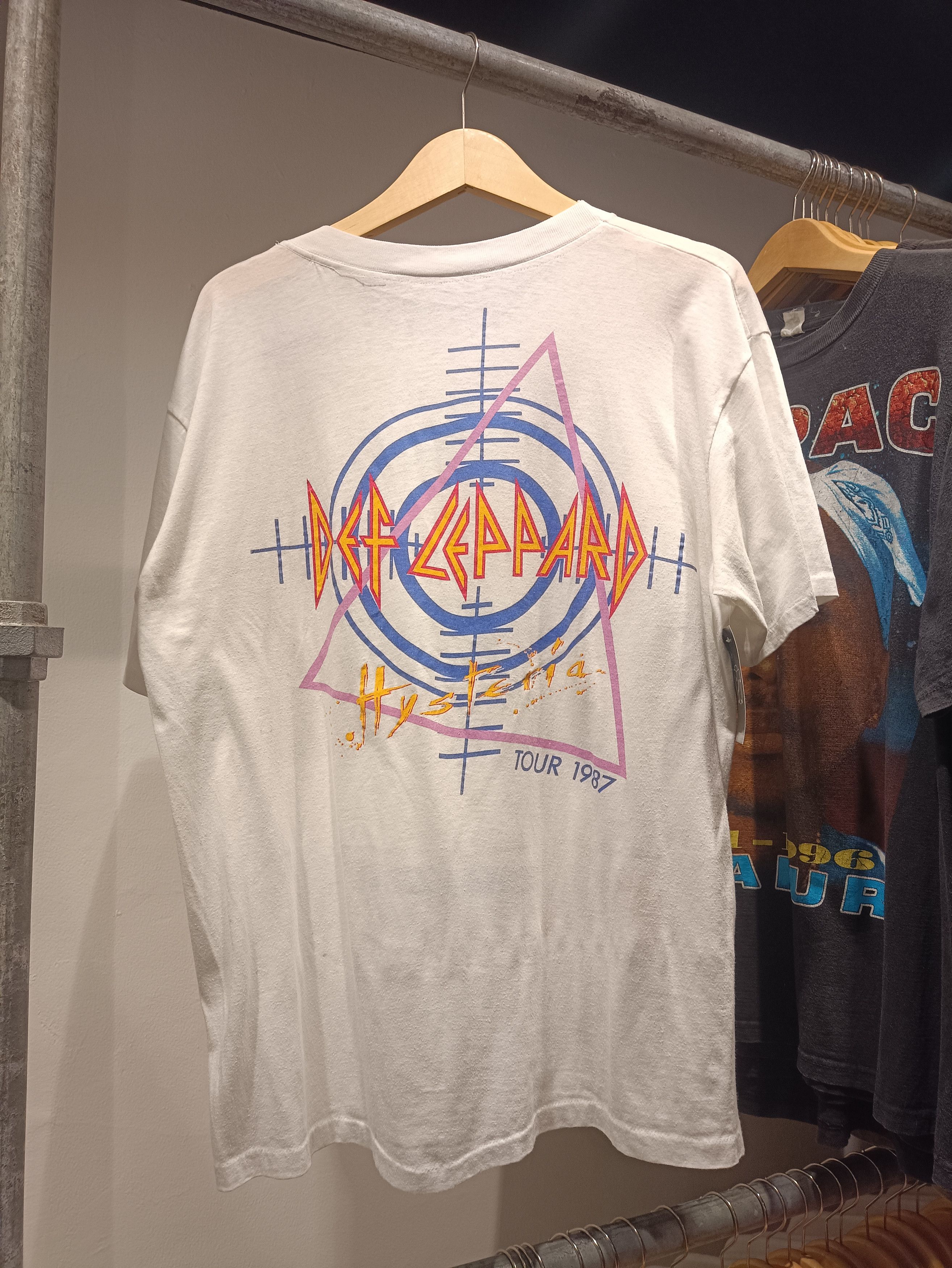 Band Tees × Def Leppard × Vintage vintage def Lappard 1987 hysteria tour Size US XL / EU 56 / 4 - 4 Thumbnail