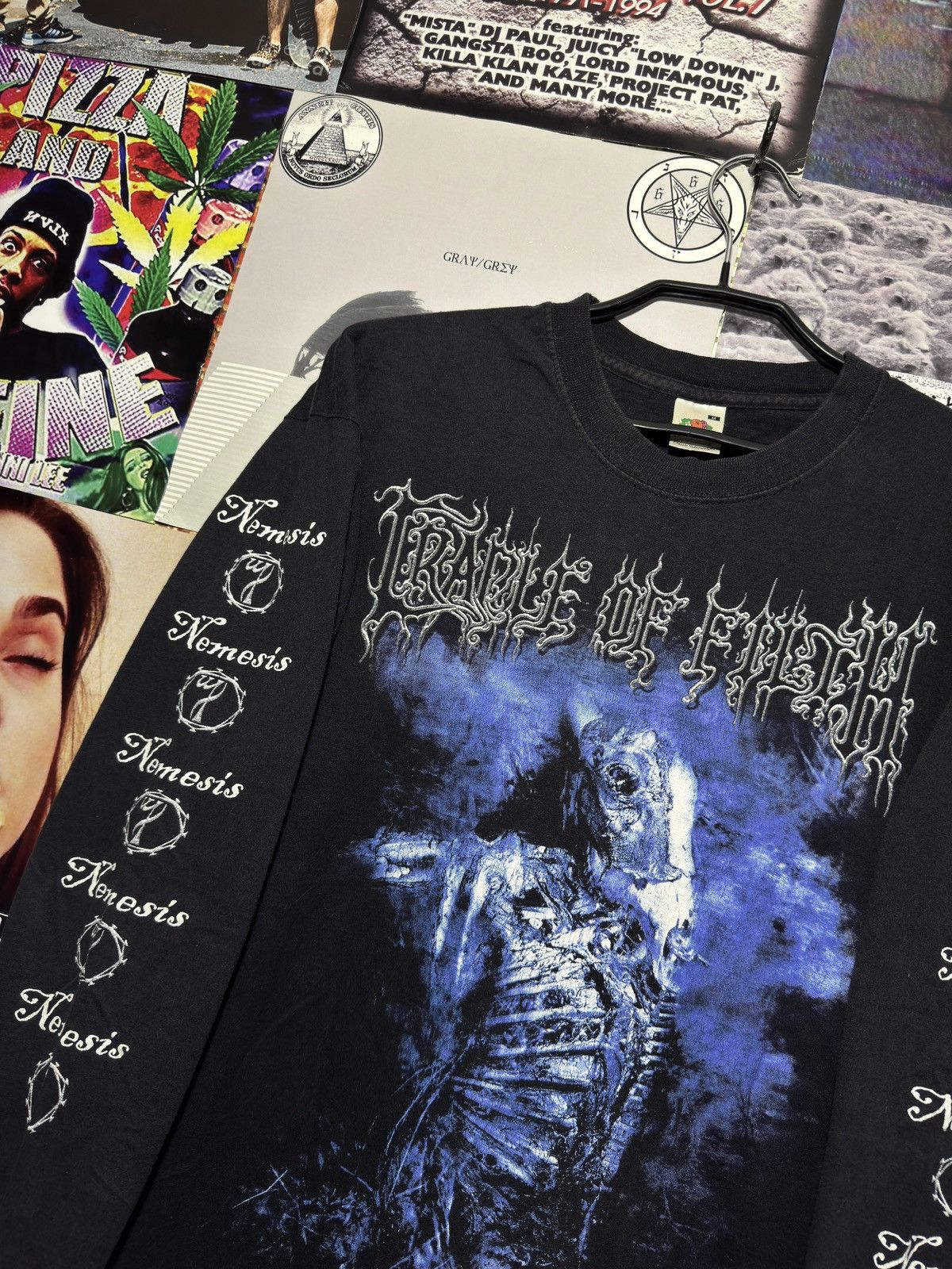 Band Tees Vintage Cradle Of Filth Nemesis 2004 Long Sleeve Shirt Size US M / EU 48-50 / 2 - 2 Thumbnail
