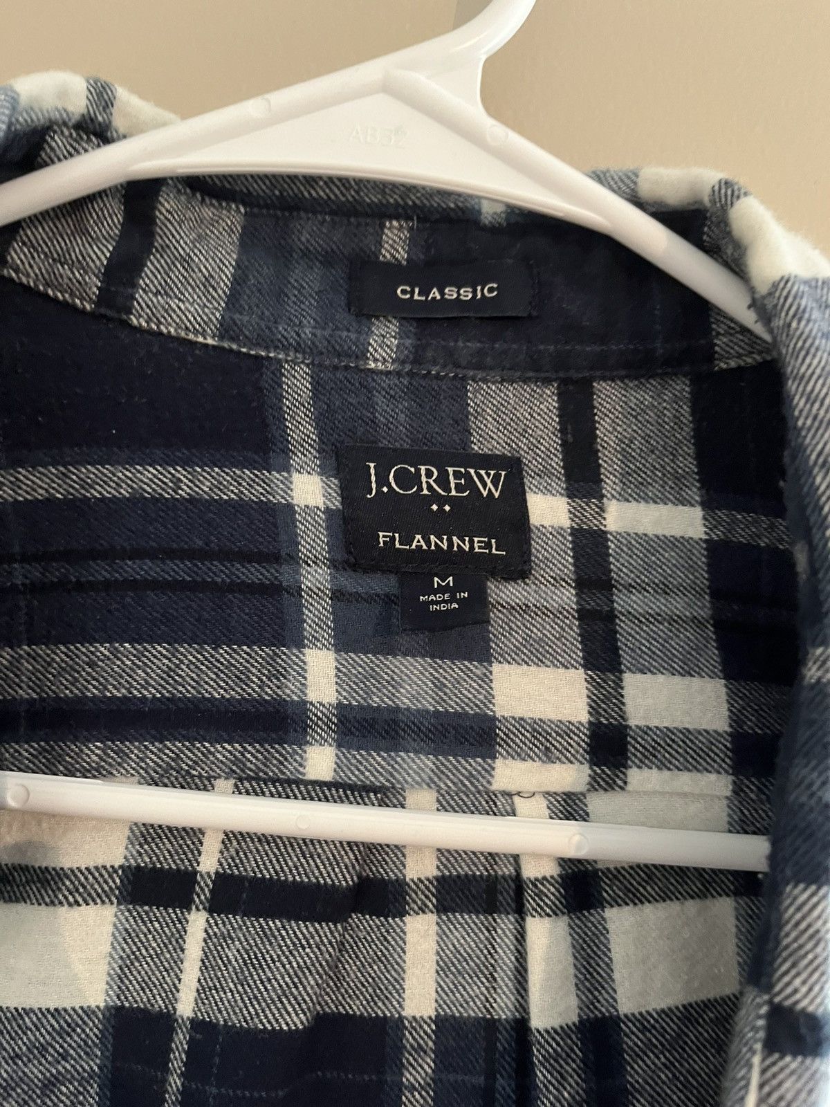 J.Crew Navy Flannel J.Crew Size US M / EU 48-50 / 2 - 3 Thumbnail