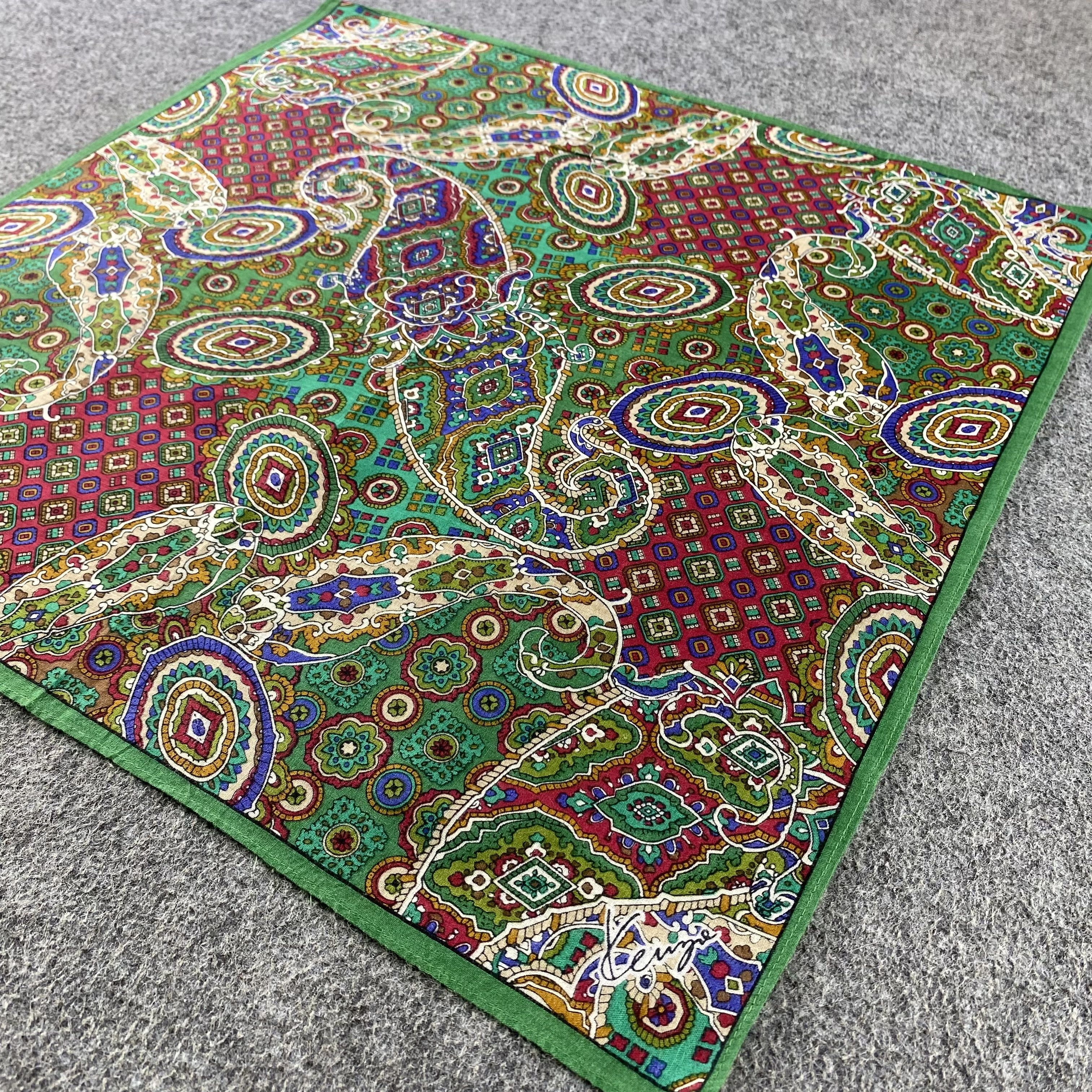Kenzo × Vintage Kenzo Handkerchief/Neckerchief/Bandana HC644 Size ONE SIZE - 2 Thumbnail