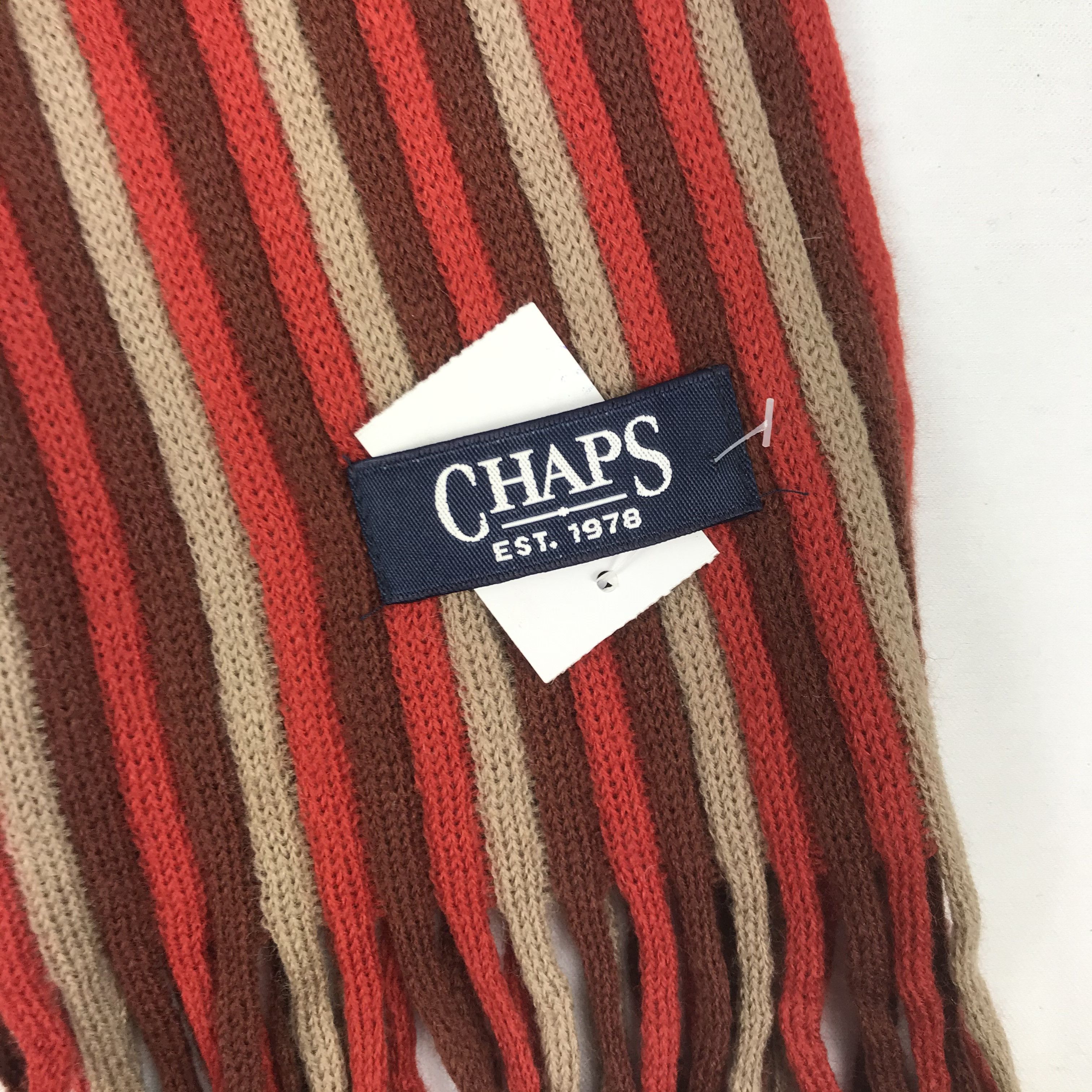 Chaps Vintage Chaps Scarf Muffler Wool Cashmere Scarves Size ONE SIZE - 4 Thumbnail