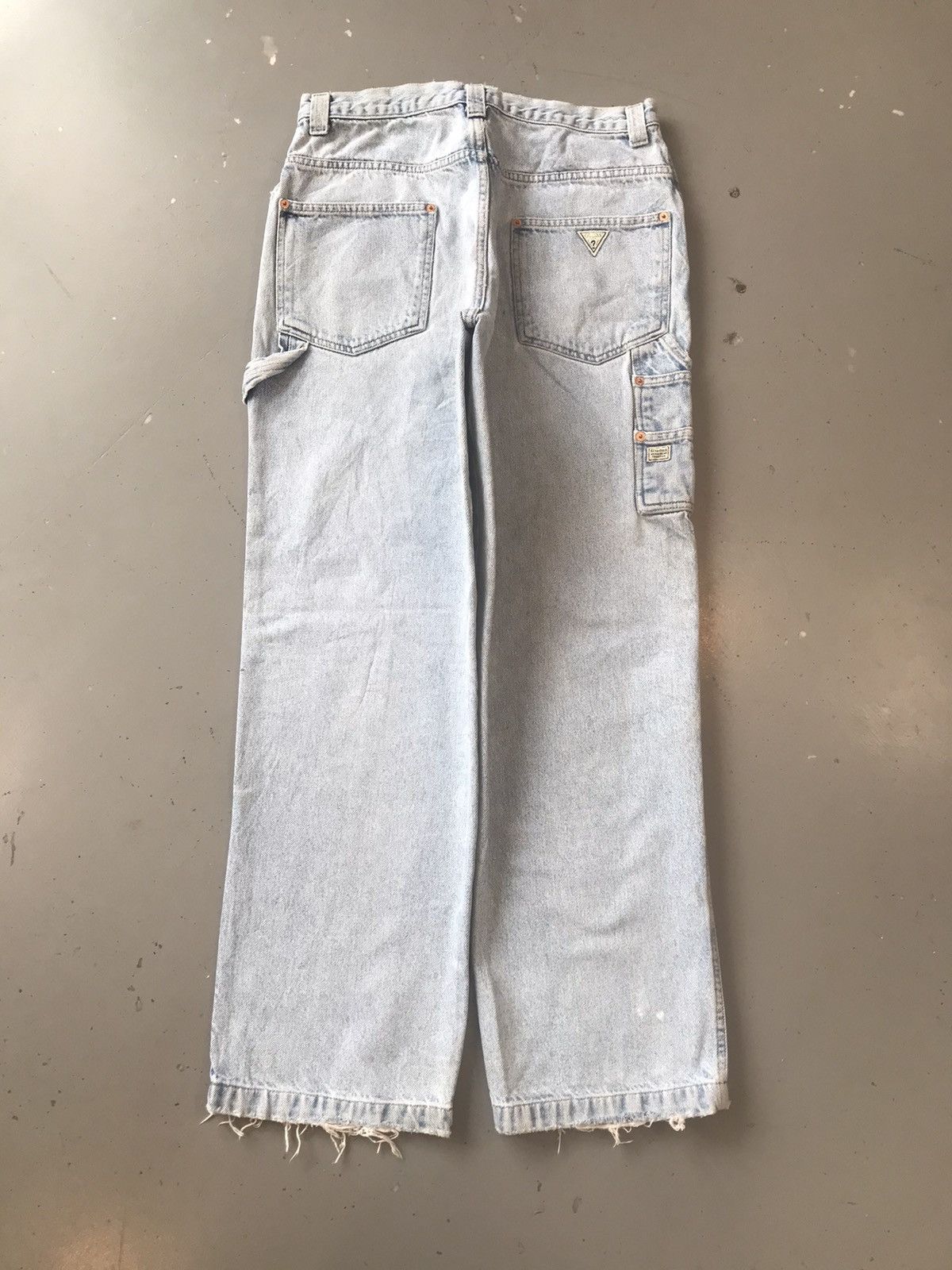 Guess × Vintage 90s Vintage guess jean baby blue carpenter denim Size US 32 / EU 48 - 2 Thumbnail