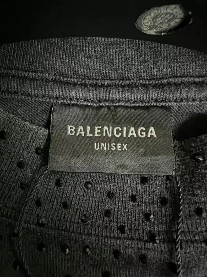 Balenciaga Balenciaga Crystal Printed Short Sleeve Size US L / EU 52-54 / 3 - 3 Thumbnail