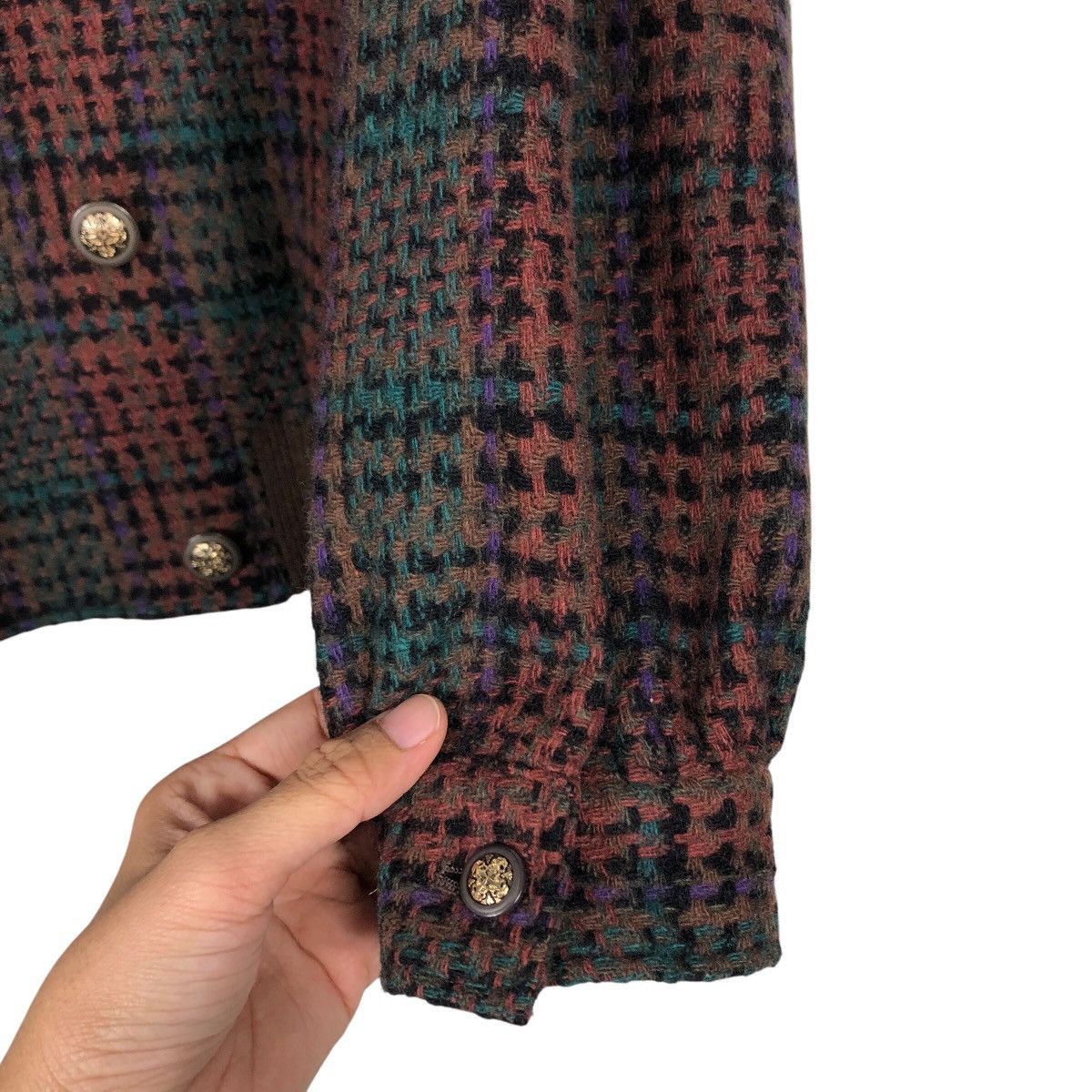 Japanese Brand × Vintage 📌Vintage Wool Bomber Jacket Native La Playa Issey Miyake Size US M / EU 48-50 / 2 - 16 Thumbnail
